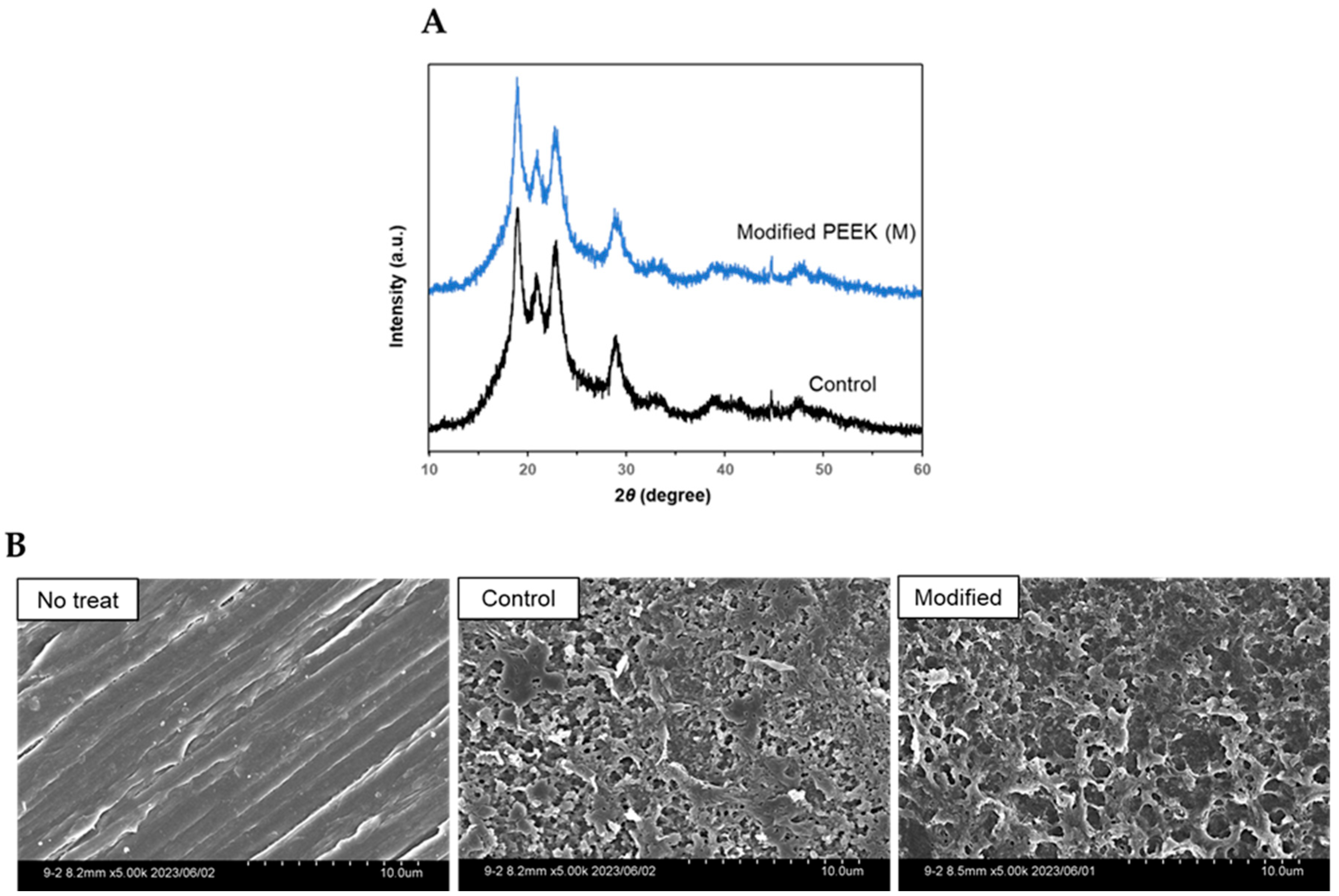 Novel Carboxylation Method For Polyetheretherketone PEEK Surface