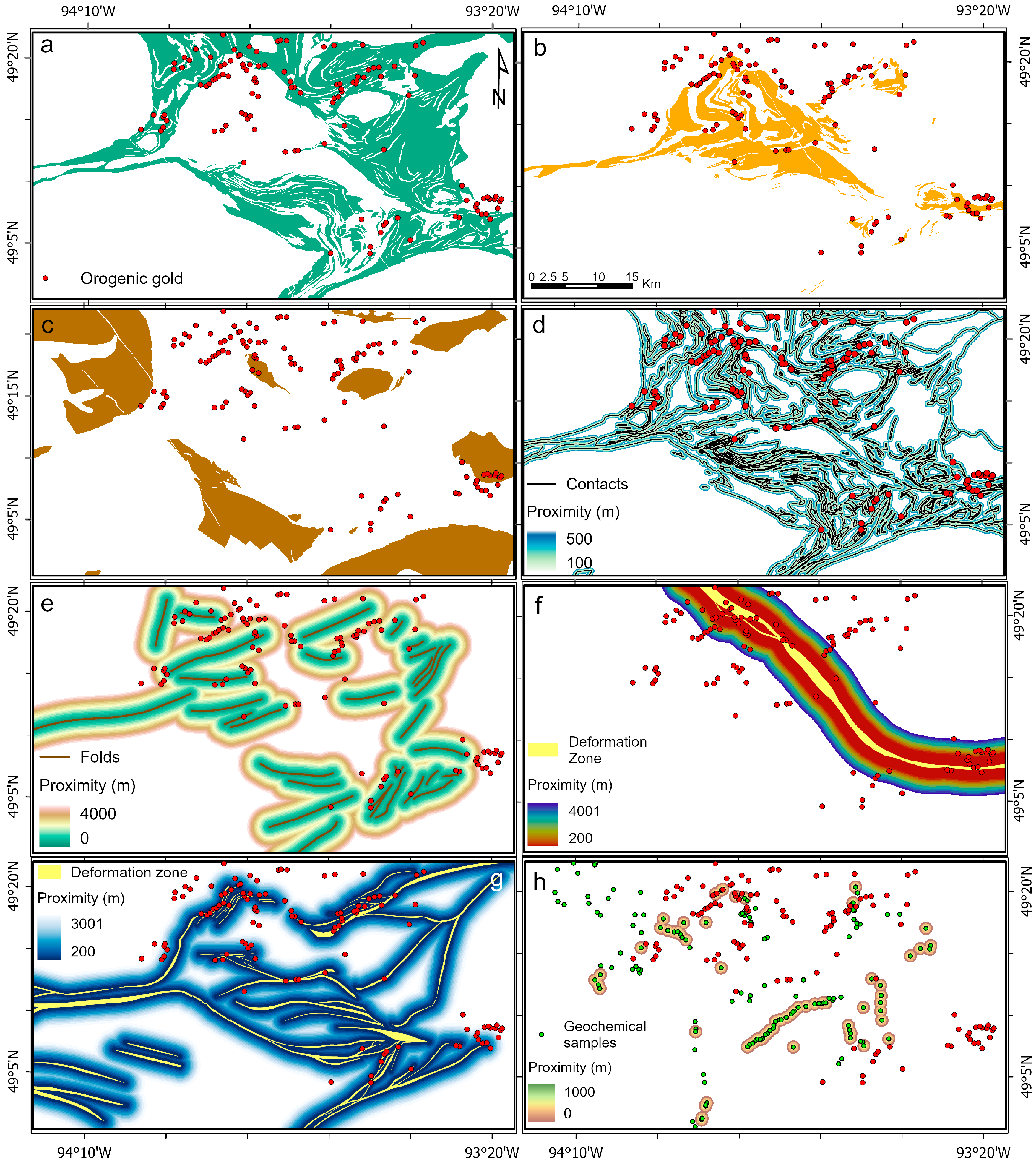 Minerals Free Full Text Mineral Prospectivity Mapping For Orogenic