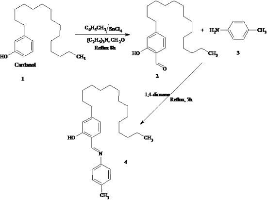 5-Pentadecyl-2-p-tolyliminomethylphenol 5-Pentadecyl-2-p-tolyliminomethylphenol