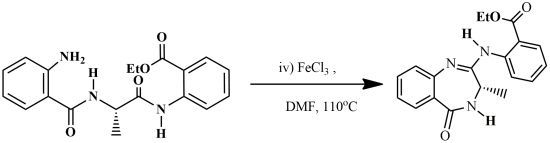 Ethyl 2-3-Methyl-5-oxo-4,5-dihydro-3H-benzoe1,4diazepin-2-ylaminobenzoate Ethyl 2-3-Methyl-5-oxo-4,5-dihydro-3H-benzoe1,4diazepin-2-ylaminobenzoate