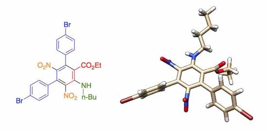 Ethyl 4,4-Dibromo-5-butylamino-2,6-dinitro-1,1:3,1-terphenyl-4-carboxylate Ethyl 4,4-Dibromo-5-butylamino-2,6-dinitro-1,1:3,1-terphenyl-4-carboxylate