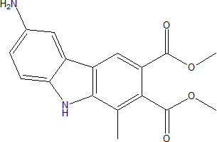 Dimethyl 6-Amino-1-methyl-9H-carbazole-2,3-dicarboxylate Dimethyl 6-Amino-1-methyl-9H-carbazole-2,3-dicarboxylate
