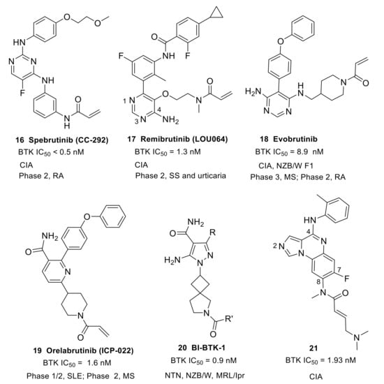 Molecules Free Full Text Recent Advances In BTK Inhibitors For The