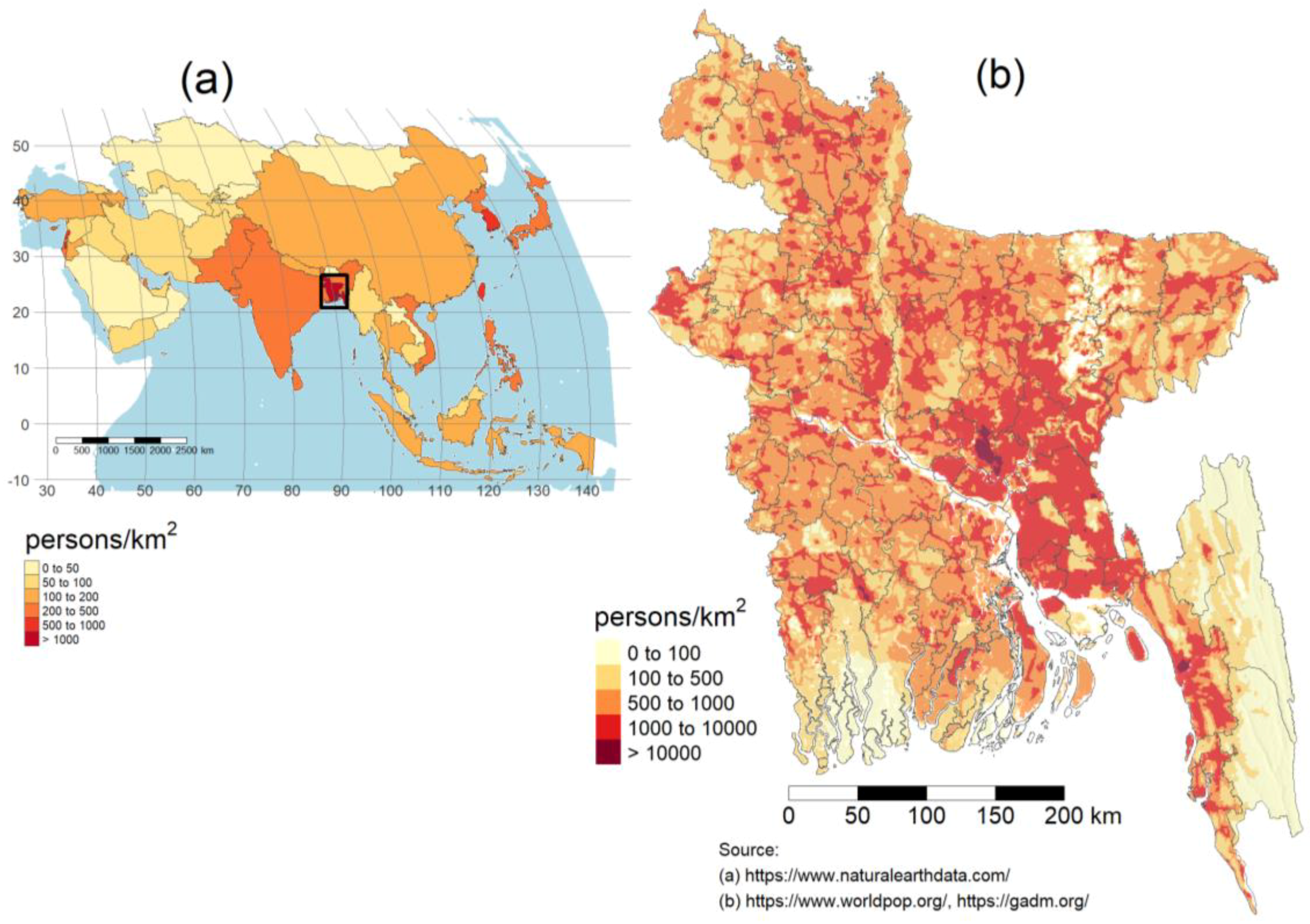 World Population Density Interactive Map Citygeographics Urban Form Images