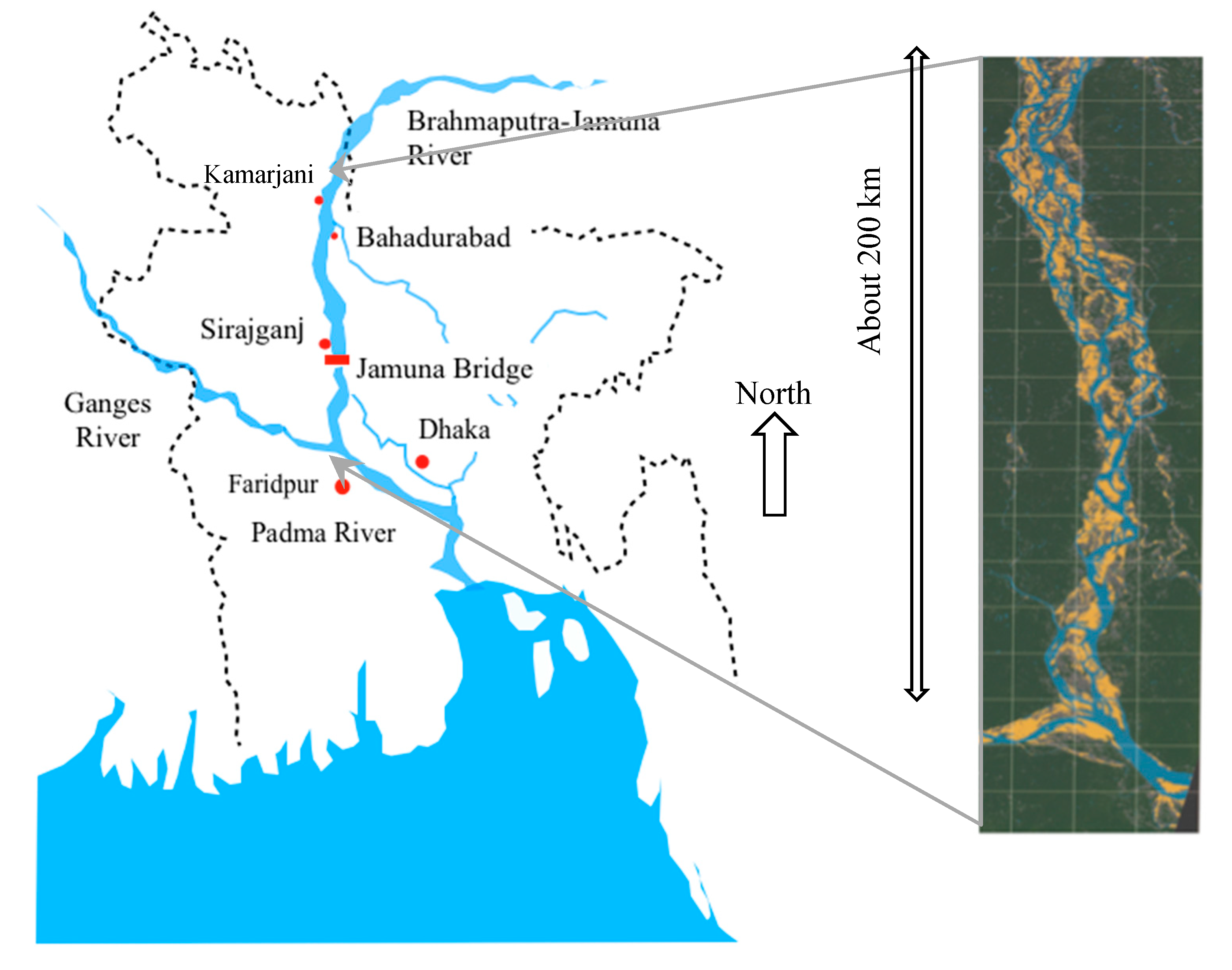 Jumna River Map