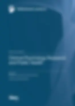 Clinical Psychology Research and Public Health