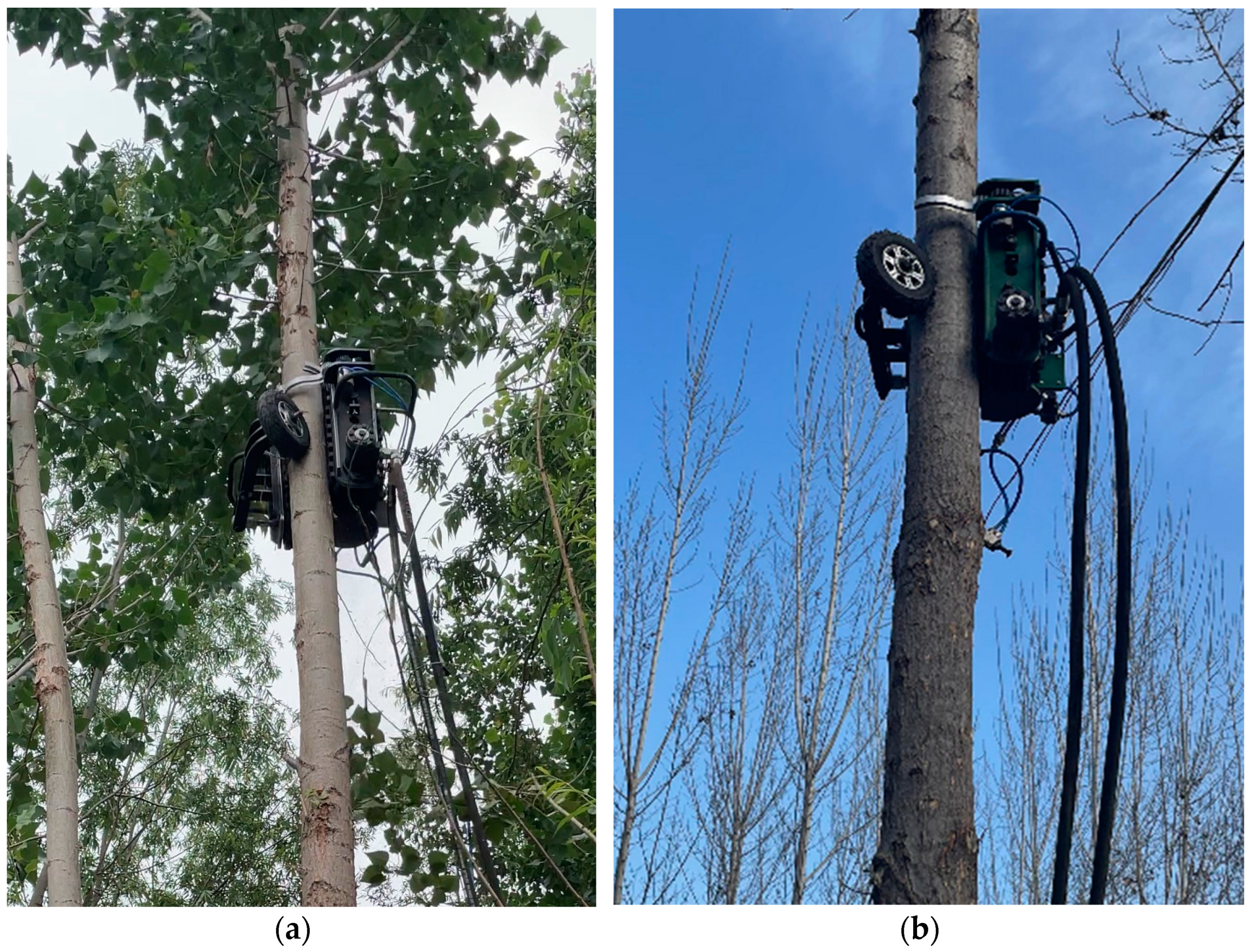 Actuators | Free Full-Text | Monkeybot: A Climbing and Pruning Robot for  Standing Trees in Fast-Growing Forests
