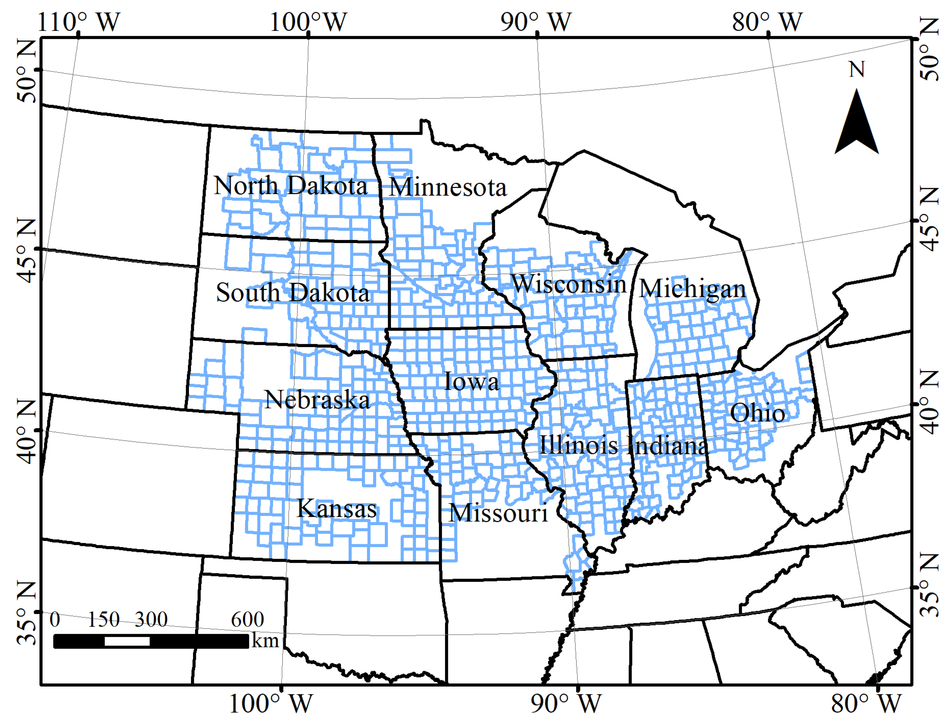 Agriculture | Free Full-Text | Prediction of Corn Yield in the USA Corn Belt  Using Satellite Data and Machine Learning: From an Evapotranspiration  Perspective