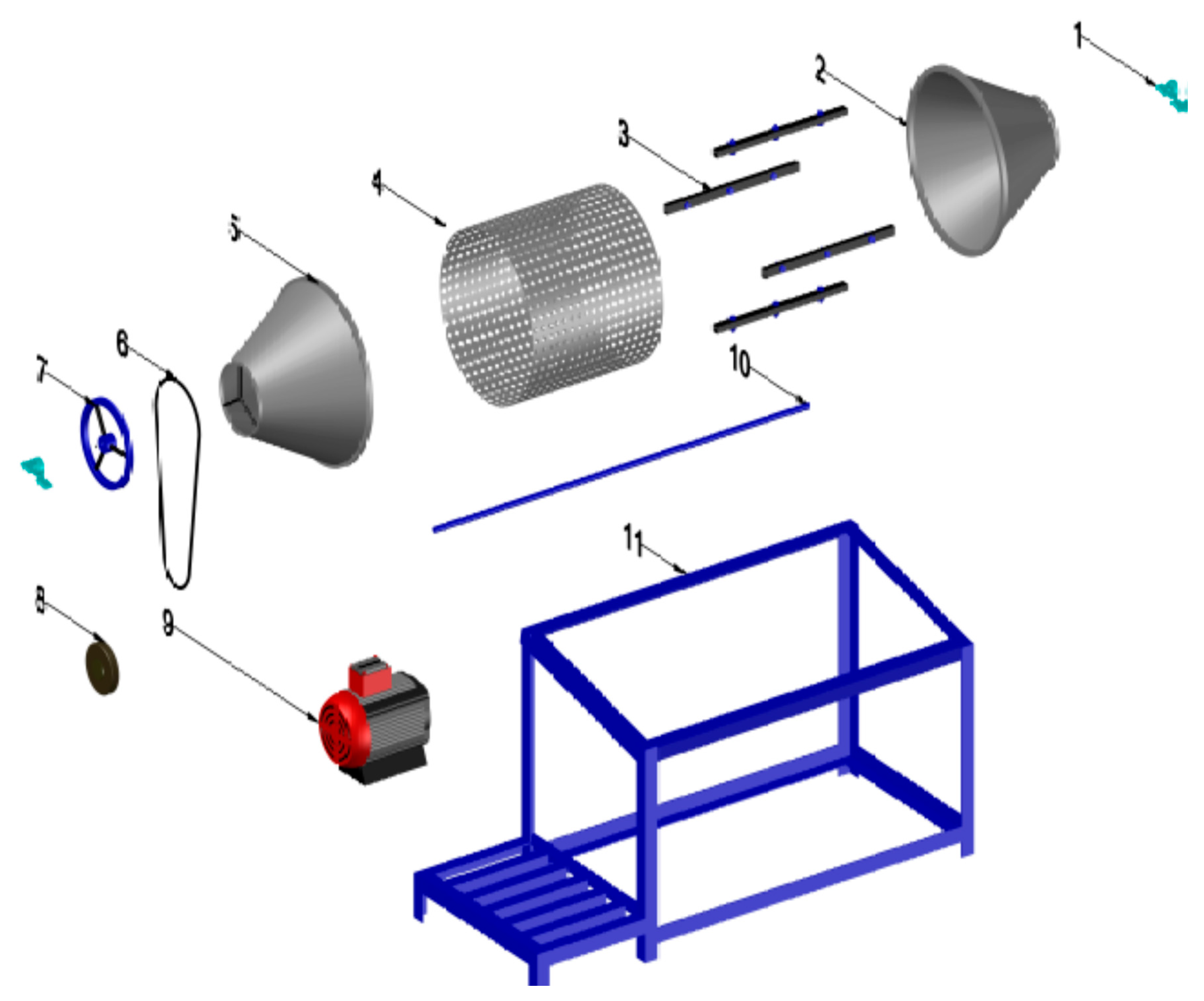 The working principle of automatic cassava peeling machine_Blog