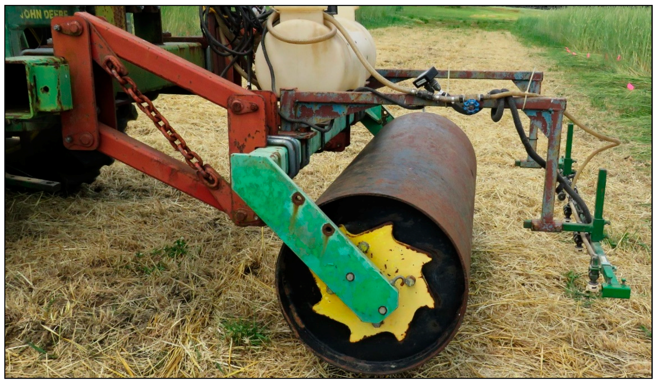AgriEngineering | Free Full-Text | Influence of Recurrent Rolling/Crimping  on Cover Crop Termination, Soil Strength and Yield in No-Till Cotton | HTML