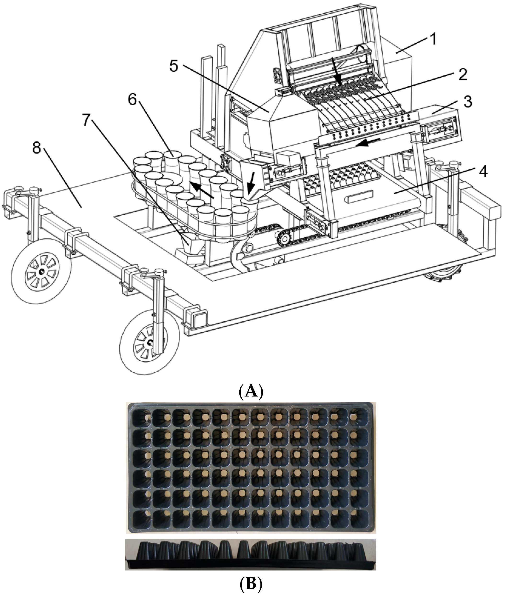 Agronomy | Free Full-Text | Design of and Experiment with Seedling  Selection System for Automatic Transplanter for Vegetable Plug Seedlings