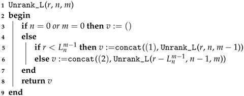 Algorithms | Free Full-Text | Combinatorial Generation Algorithms For ...