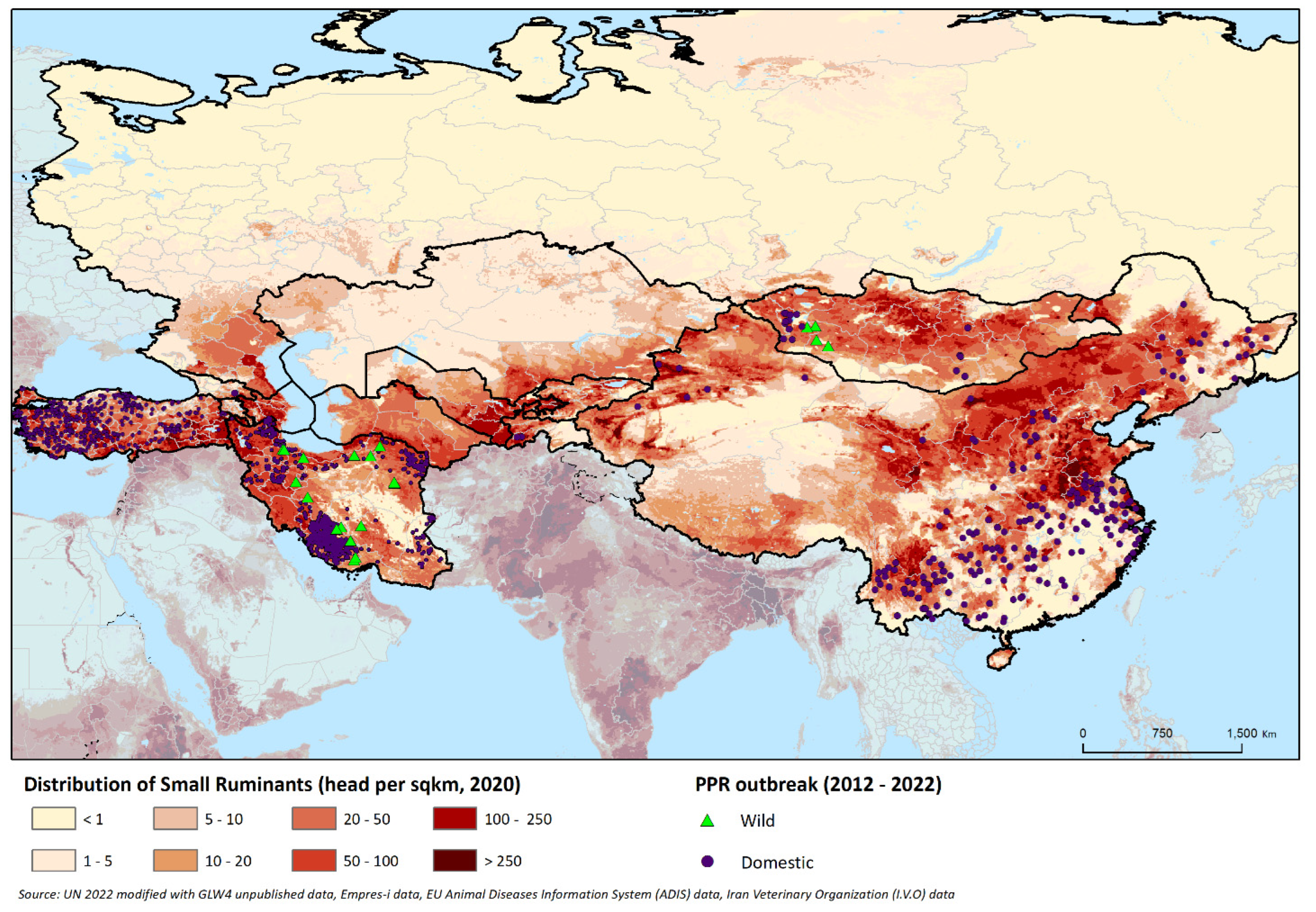 Animals | Free Full-Text | Peste des Petits Ruminants in Central and  Eastern Asia/West Eurasia: Epidemiological Situation and Status of Control  and Eradication Activities after the First Phase of the PPR Global