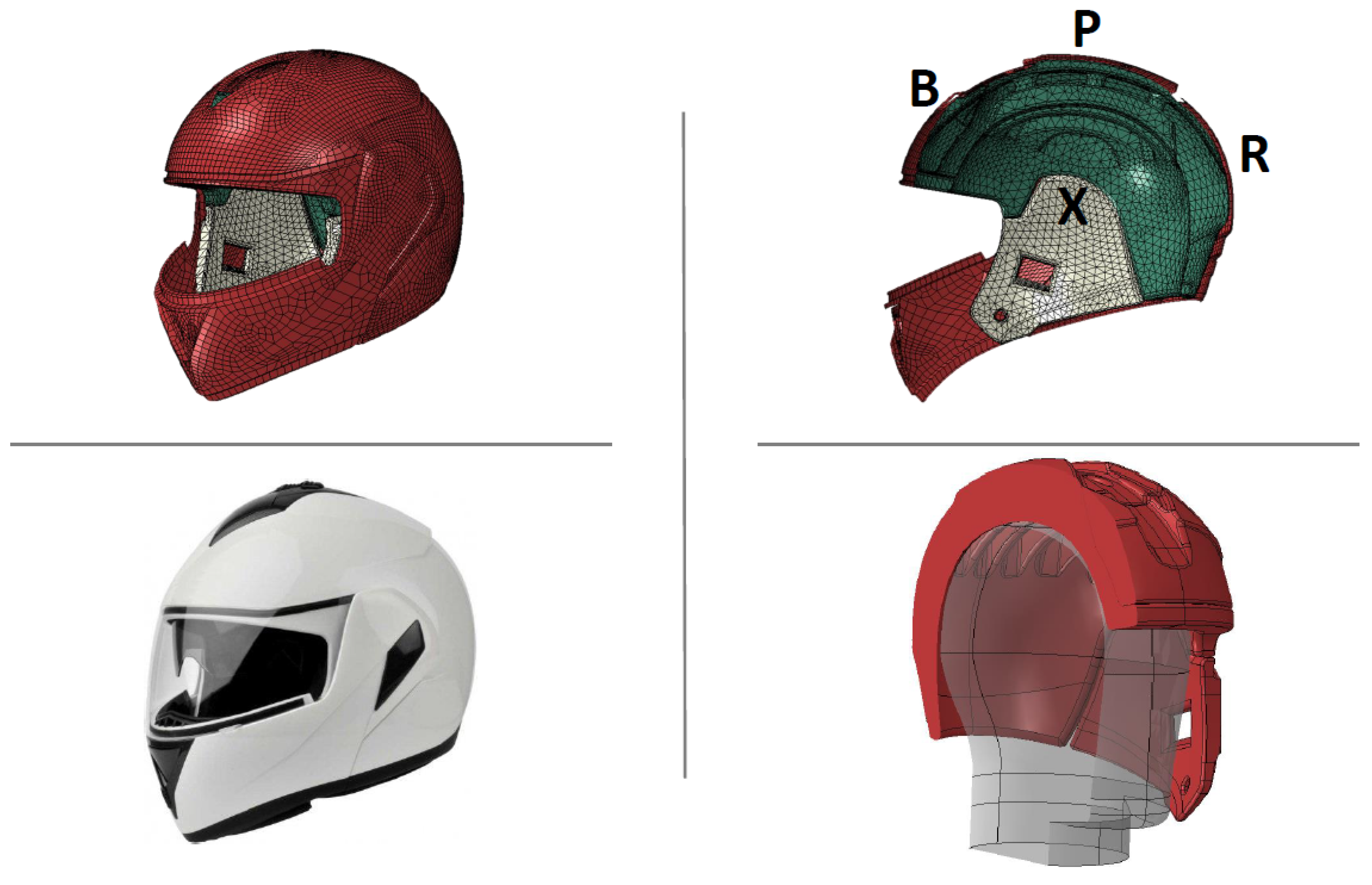 Applied Sciences | Free Full-Text | Helmet Design Based on the Optimization  of Biocomposite Energy-Absorbing Liners under Multi-Impact Loading | HTML