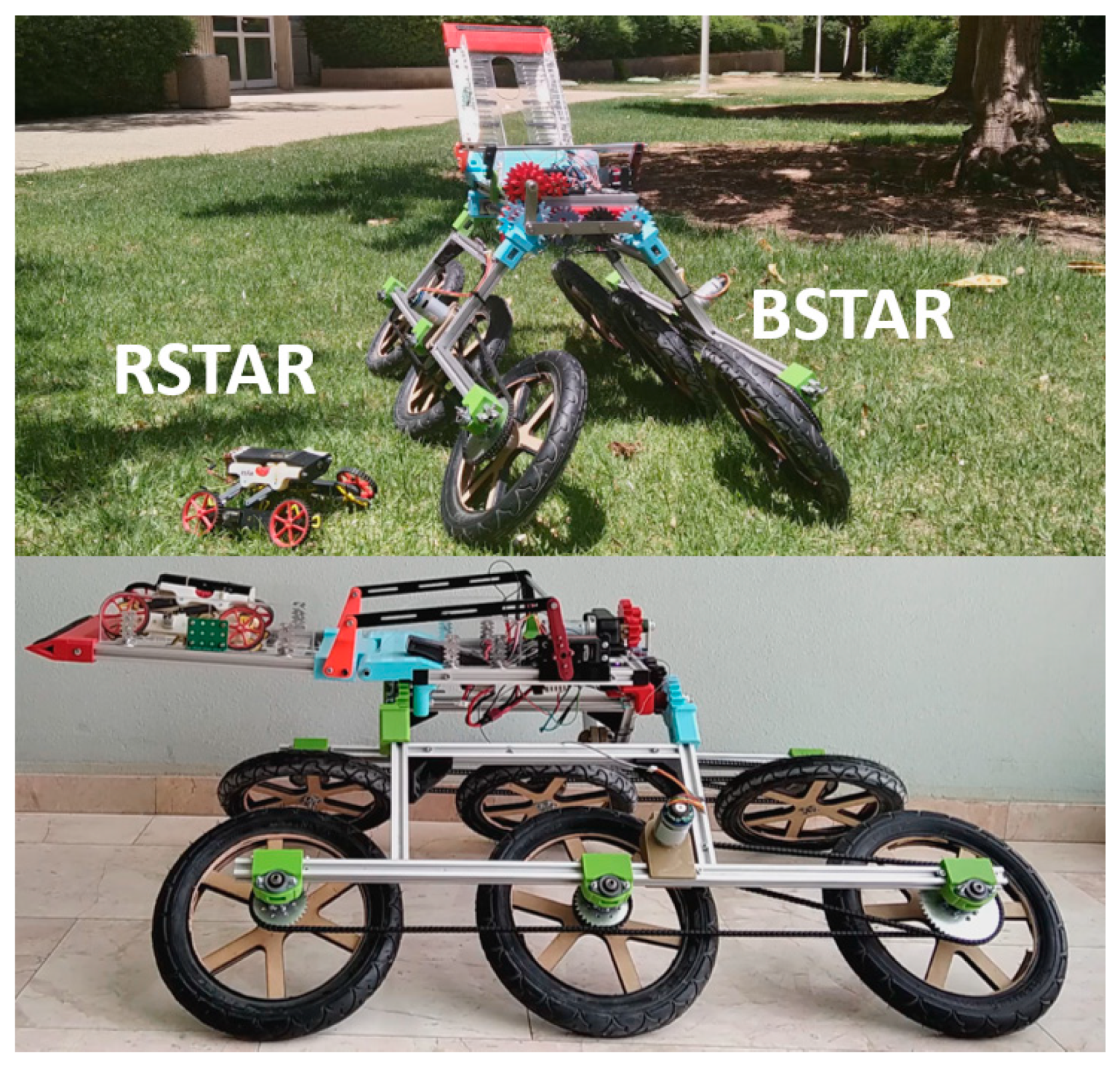 Applied Sciences | Free Full-Text | Design and Modeling of a Parent Big  STAR Robot Platform That Carries a Child RSTAR