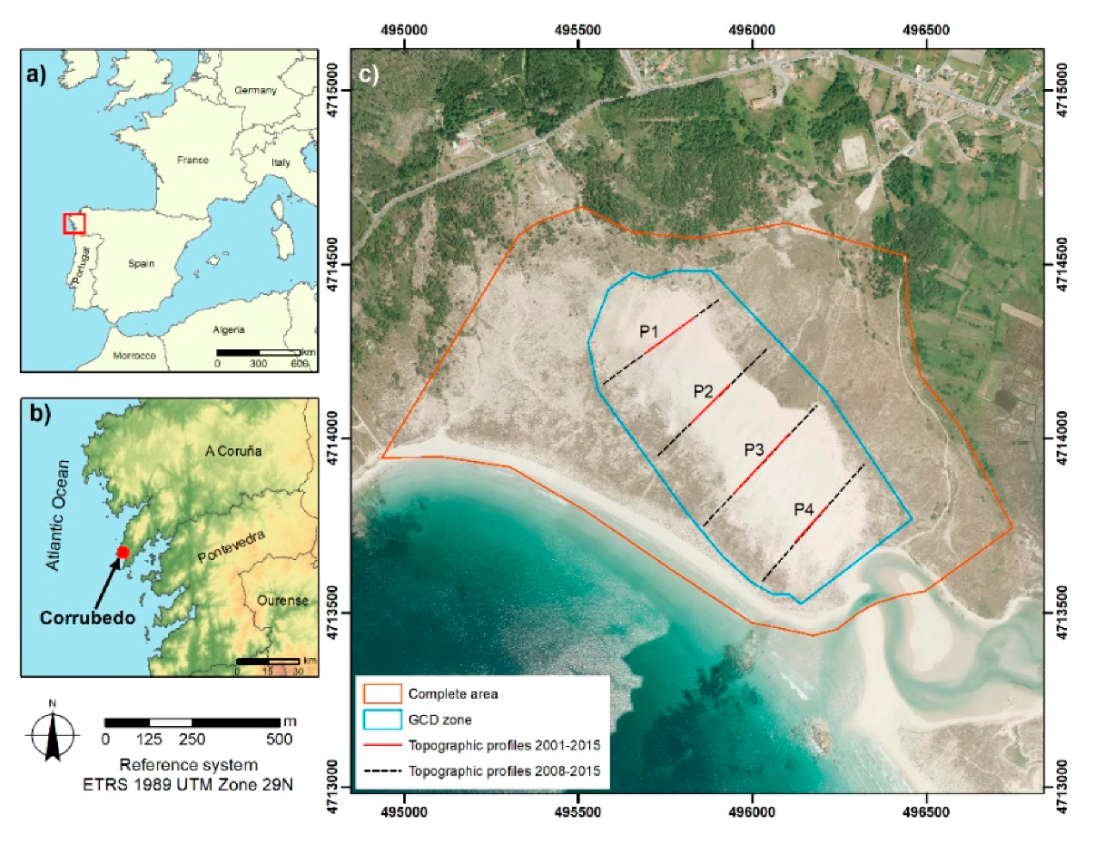 Applied Sciences | Free Full-Text | Natural and Anthropogenic Variations in  the Large Shifting Dune in the Corrubedo Natural Park, NW Iberian Peninsula  (1956–2017)