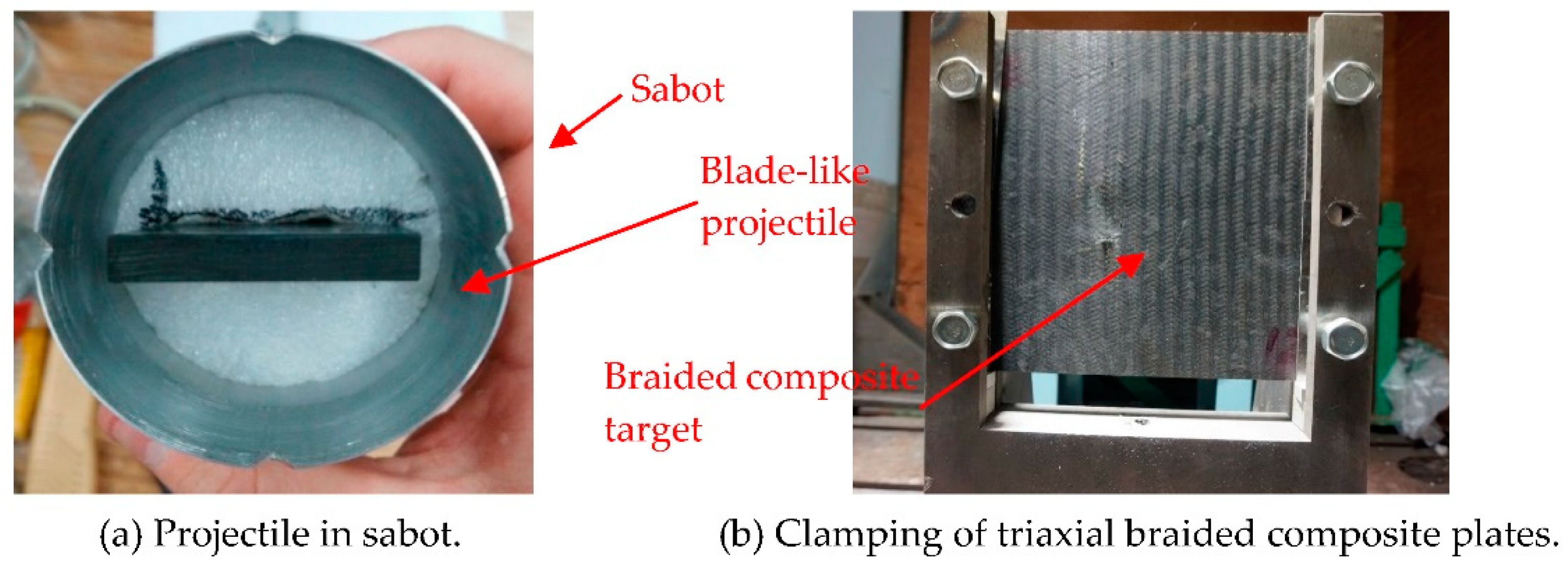 Applied Sciences | Free Full-Text | The Influences of Projectile Material  and Environmental Temperature on the High Velocity Impact Behavior of  Triaxial Braided Composites