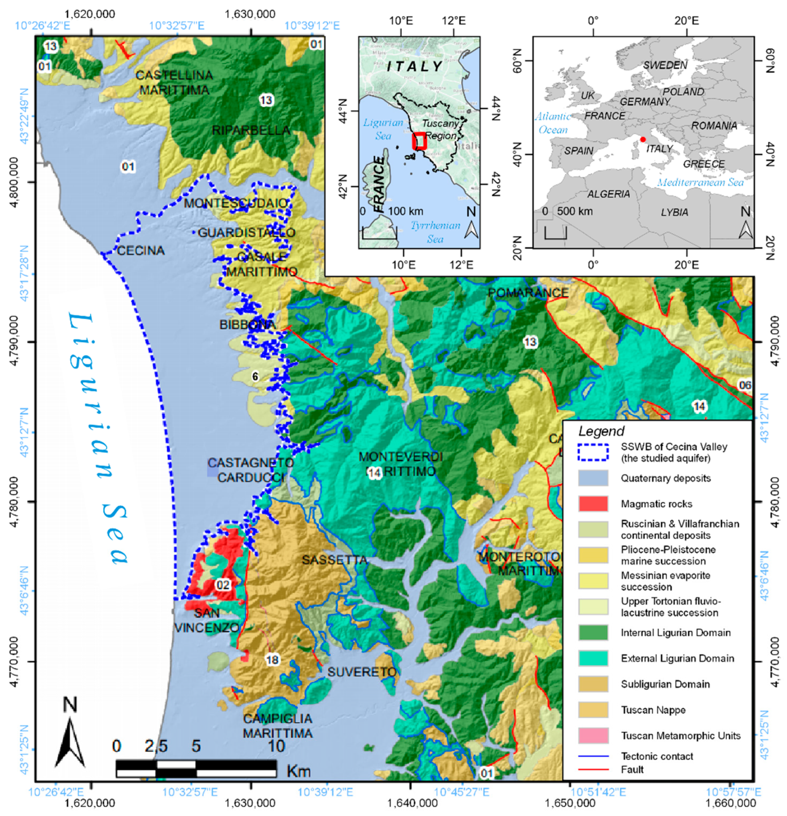 Applied Sciences | Free Full-Text | Multivariate Analysis Applied to Aquifer  Hydrogeochemical Evaluation: A Case Study in the Coastal Significant  Subterranean Water Body between “Cecina River and San Vincenzo”, Tuscany  (Italy)
