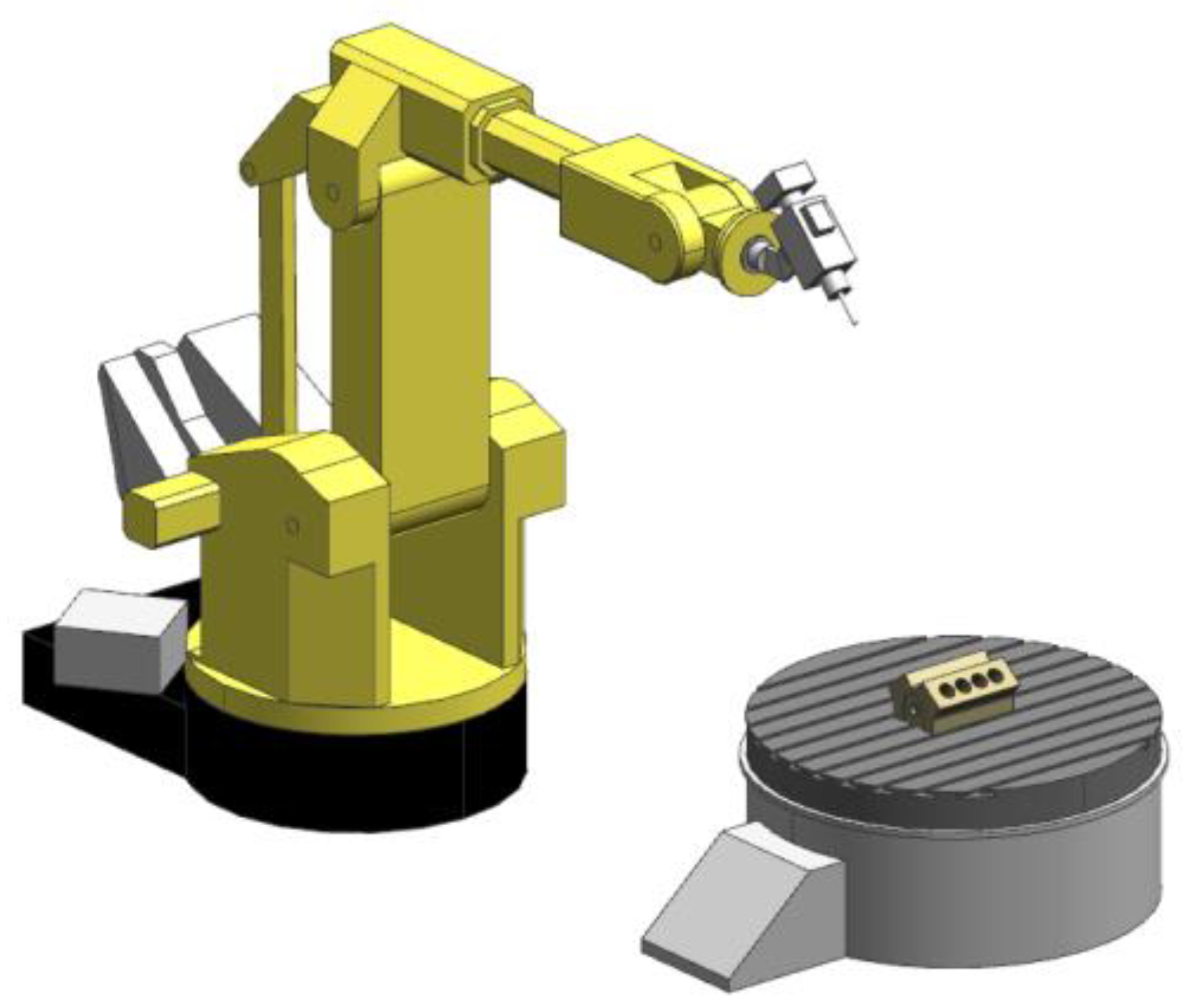 Applied Sciences | Free Full-Text | Stiffness-Based Cell Setup Optimization  for Robotic Deburring with a Rotary Table