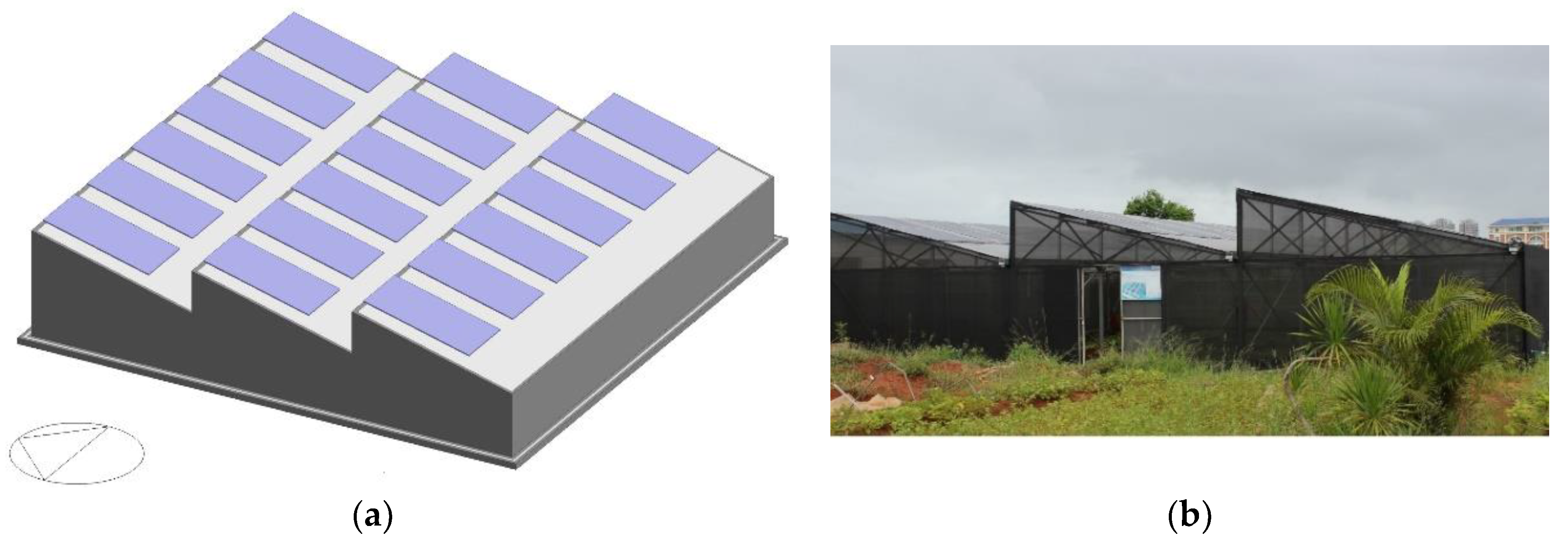 Applied Sciences | Free Full-Text | Simulation and Experimental Study of  Light and Thermal Environment of Photovoltaic Greenhouse in Tropical Area  Based on Design Builder