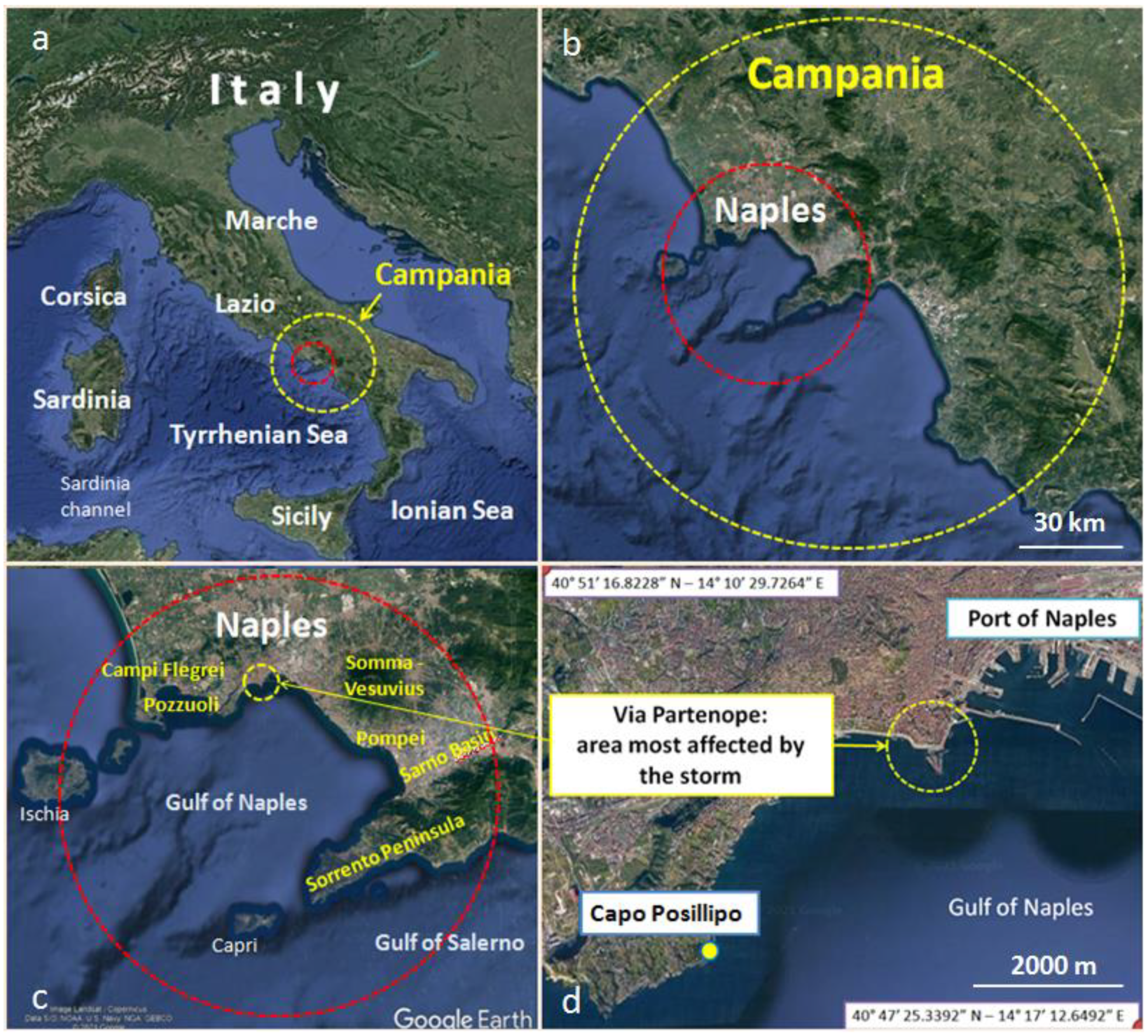 Applied Sciences | Free Full-Text | Analysis of Sea Storm Events in the  Mediterranean Sea: The Case Study of 28 December 2020 Sea Storm in the Gulf  of Naples, Italy