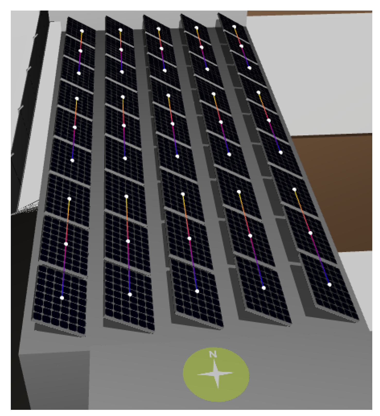 painel solar  3D Warehouse