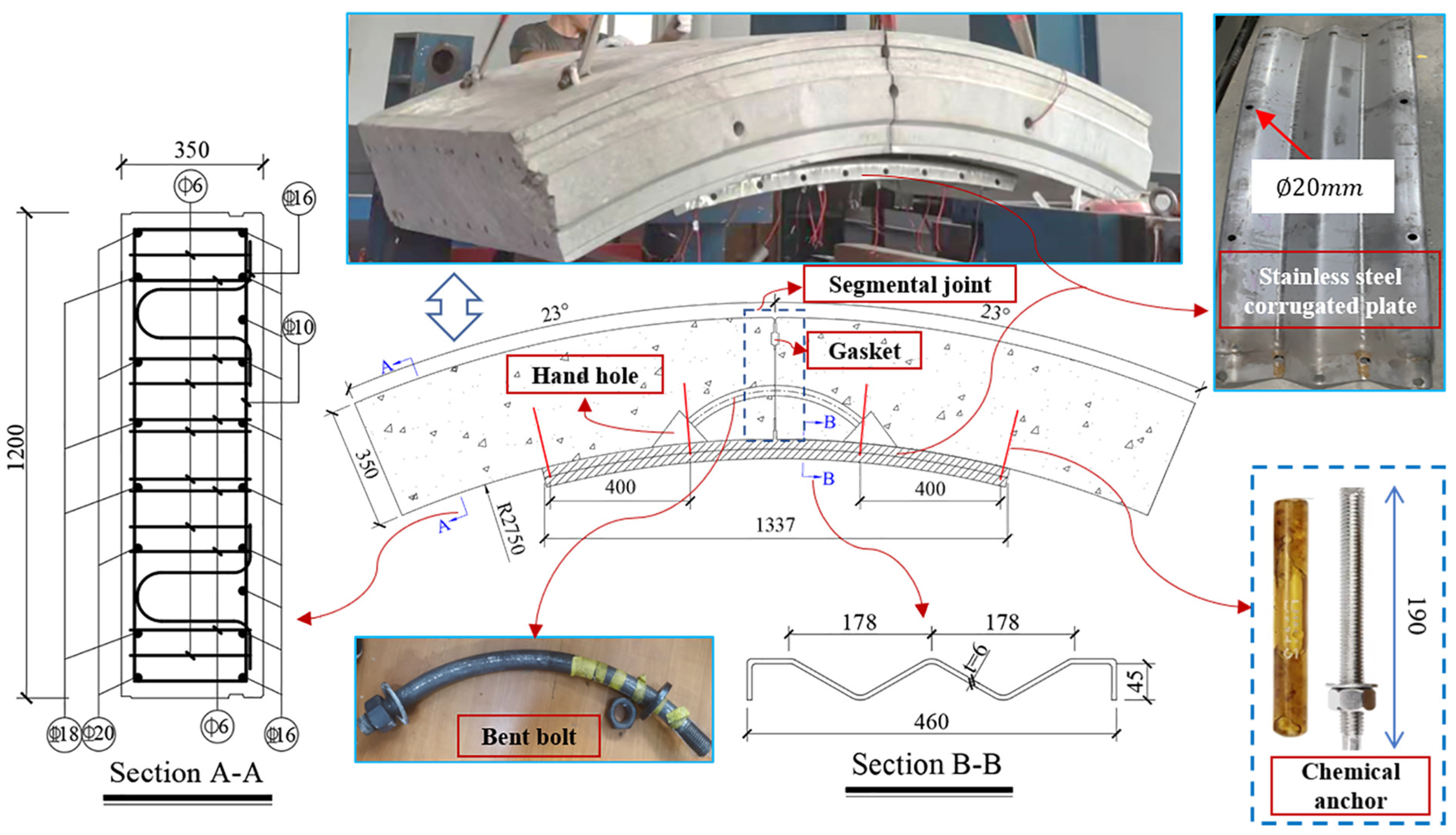 6 Segments High Carbon Steel Anchor Lifelike Multi-jointed