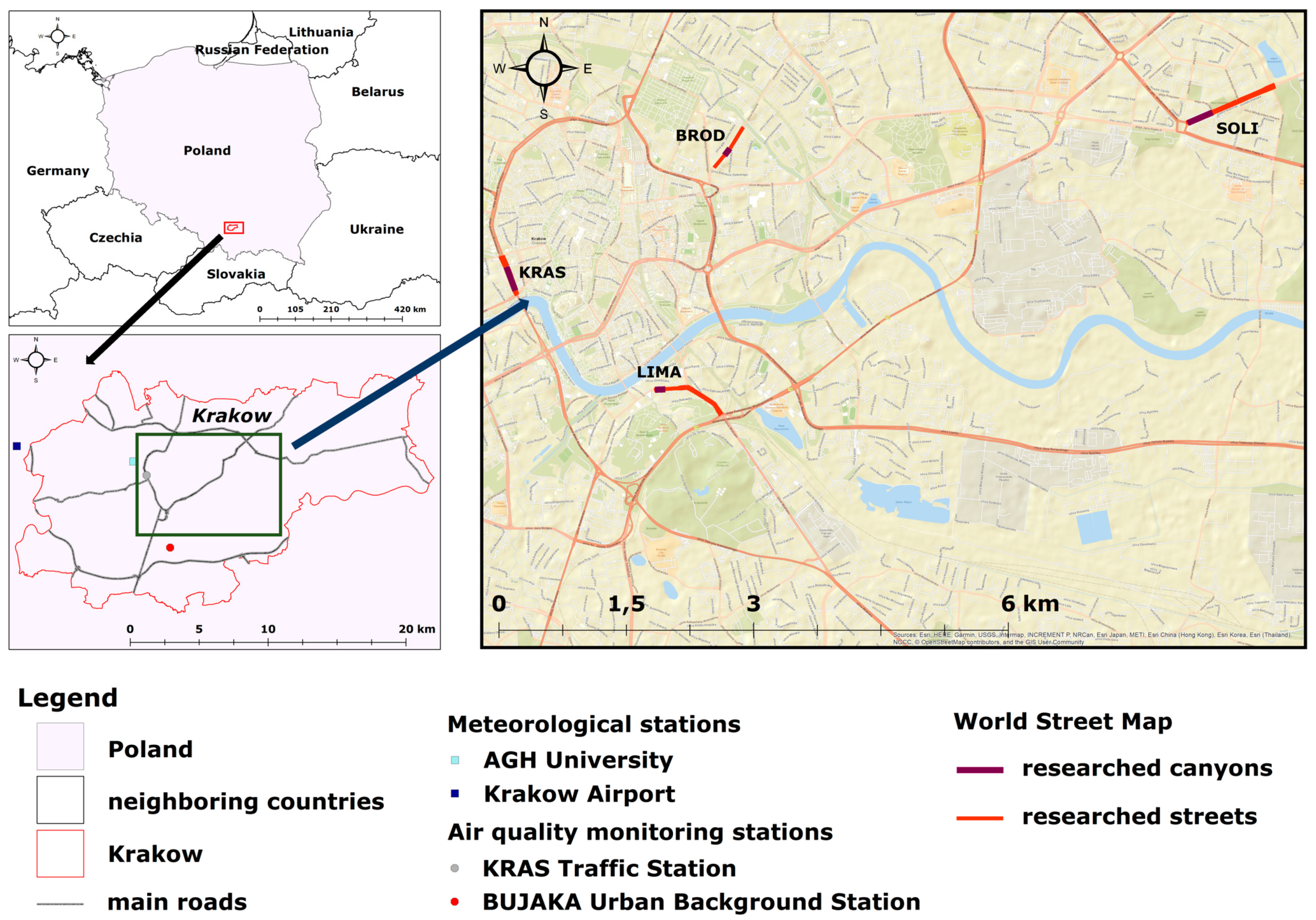 Applied Sciences | Free Full-Text | Air Quality Improvement in Urban Street  Canyons: An Assessment of the Effects of Selected Traffic Management  Strategies Using OSPM Model