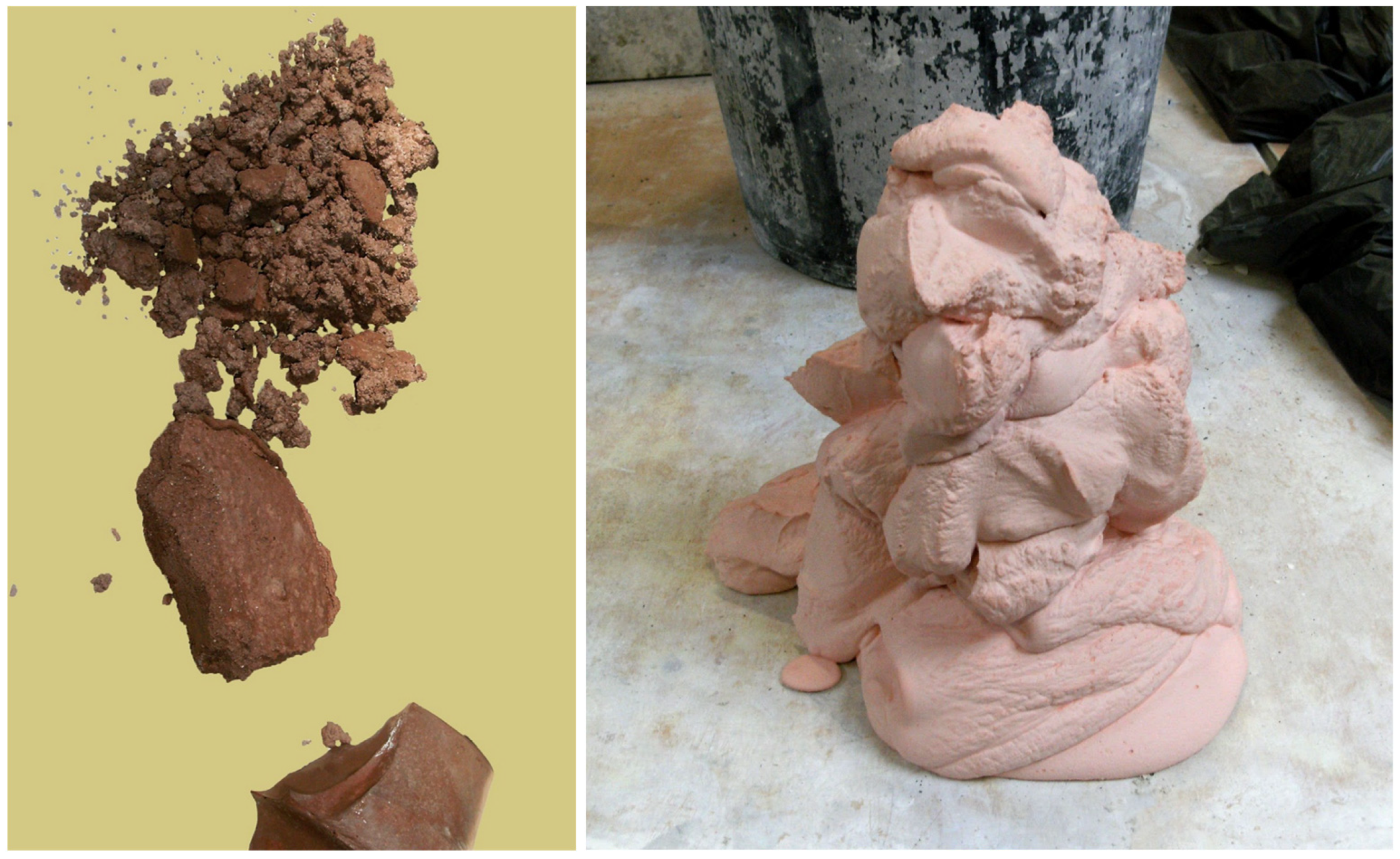 Art Clay Steps - Poppy Modelling Stage