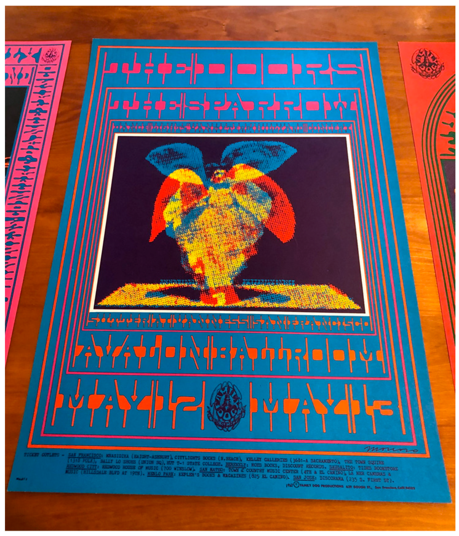 London Love Festival Poster 1960s Psychedelic retro MUSIC