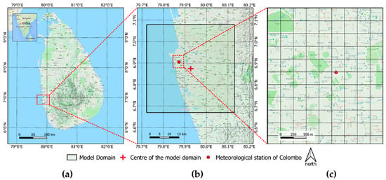 Sri Lanka Grid Map Atmosphere | Free Full-Text | The Sensitivity Of Urban Heat Island To Urban  Green Space—A Model-Based Study Of City Of Colombo, Sri Lanka