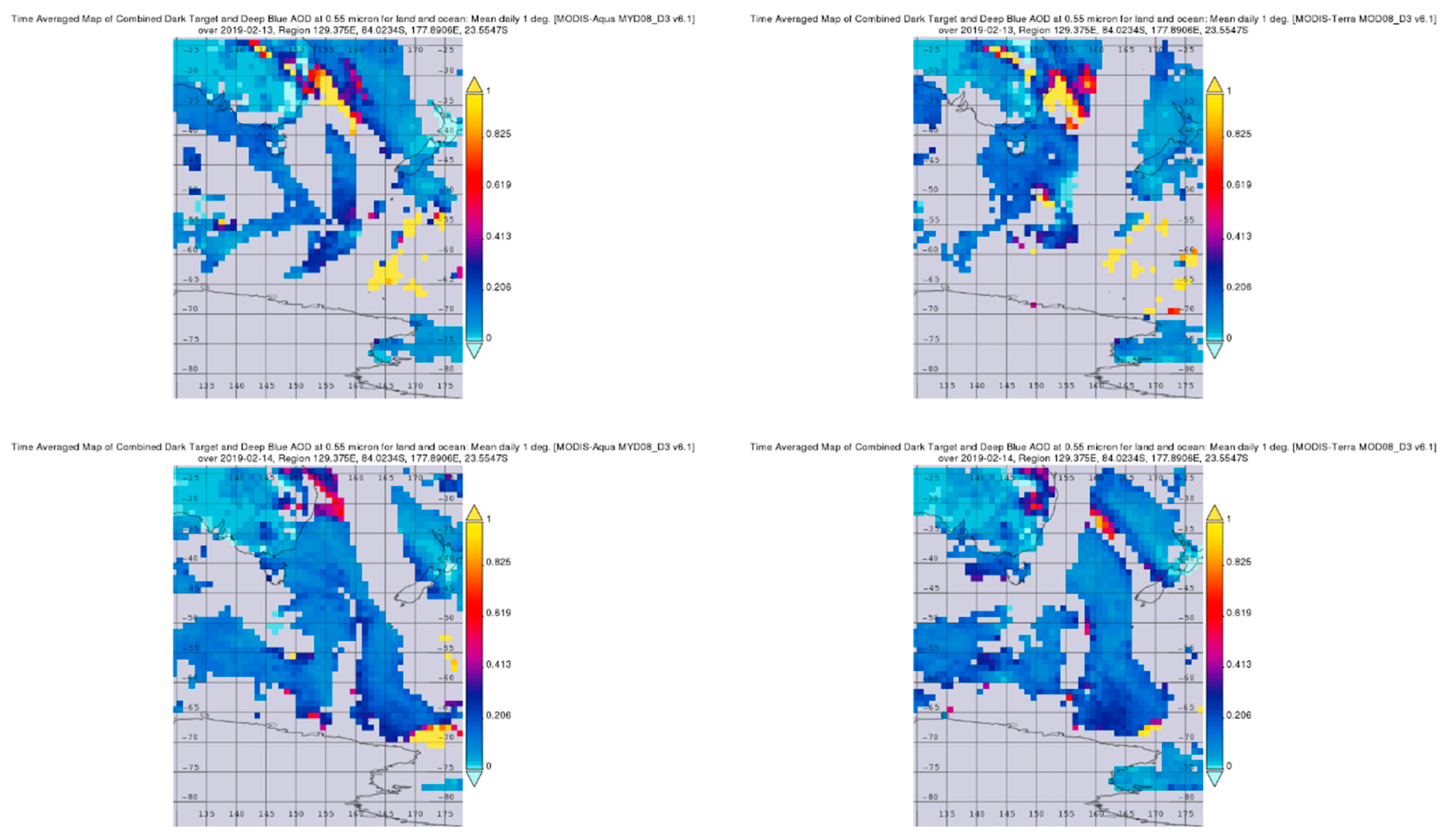 A) DREAM Dust Load forecast map at 3000m for 12: 00 UTC and B