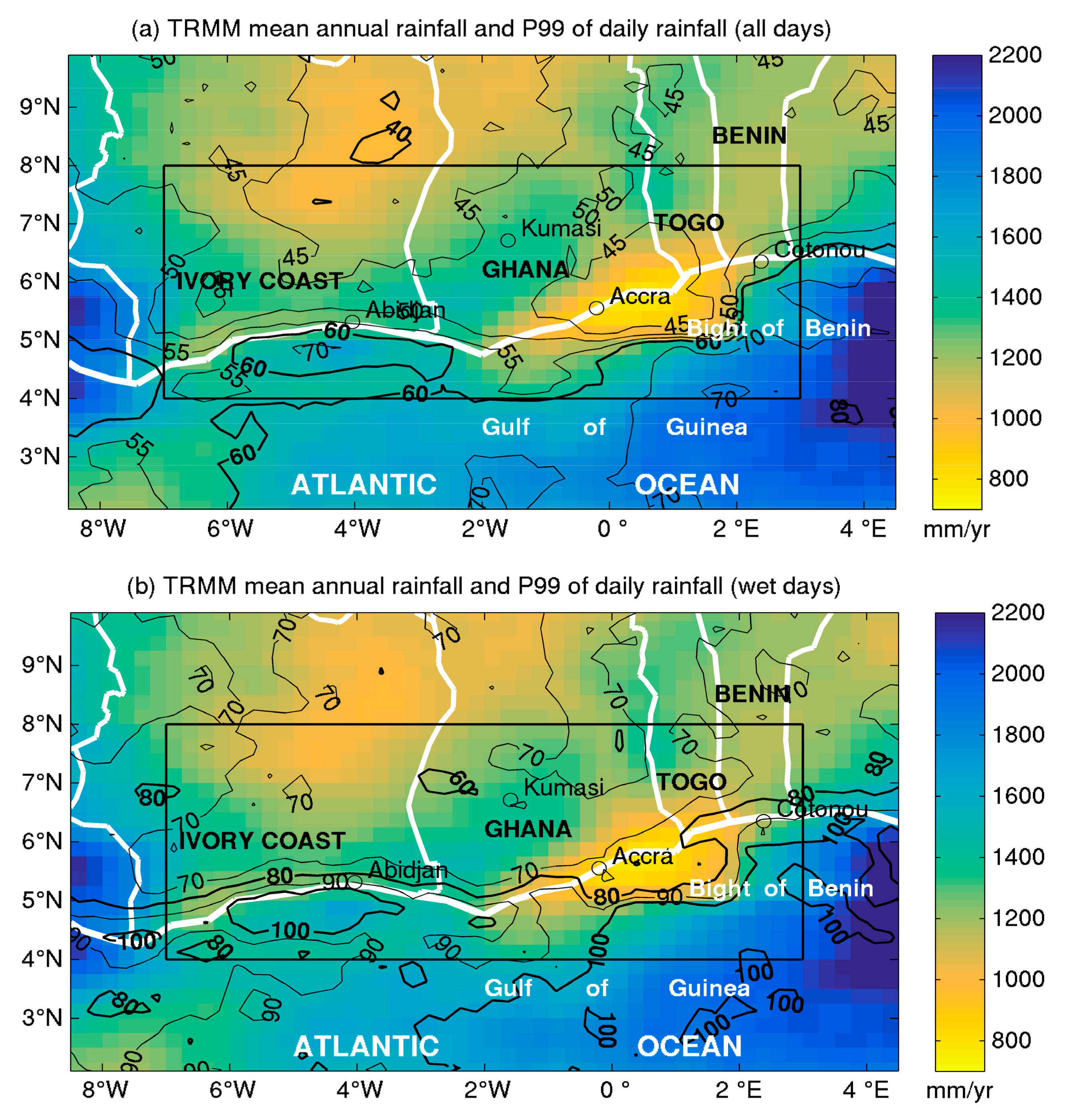 Atmosphere | Free Full-Text | Classification of Intense Rainfall Days in  Southern West Africa and Associated Atmospheric Circulation