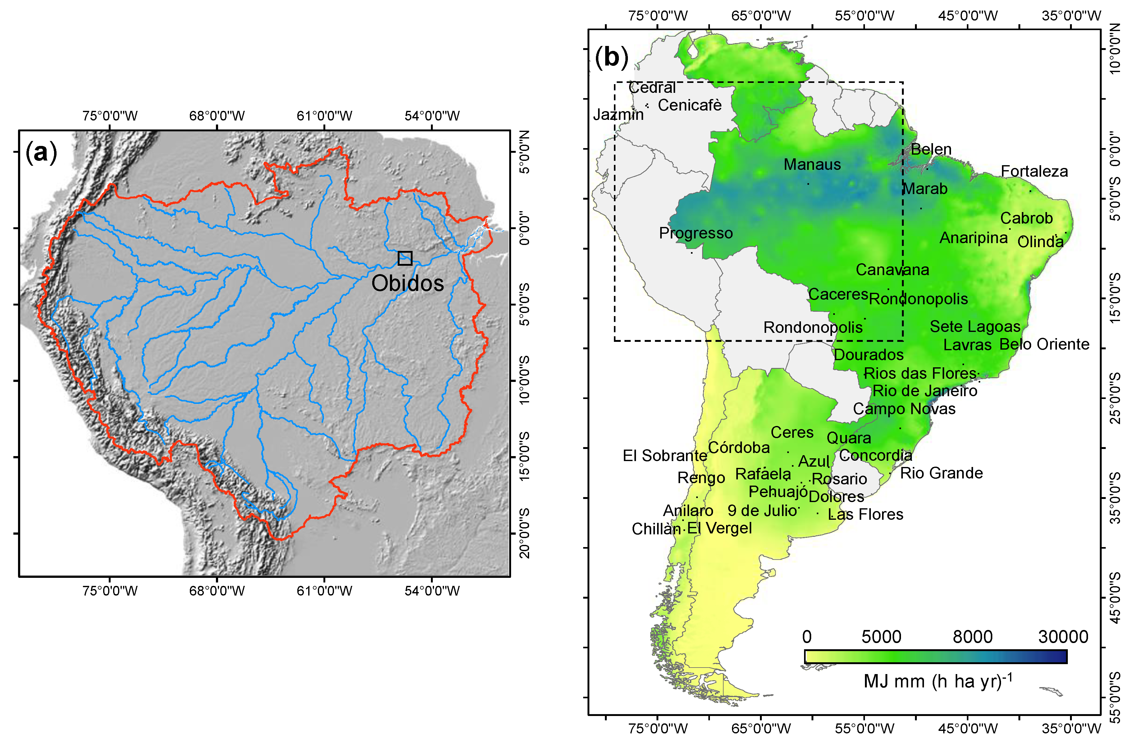 Atmosphere | Free Full-Text | The Rise of Climate-Driven Sediment Discharge  in the Amazonian River Basin | HTML