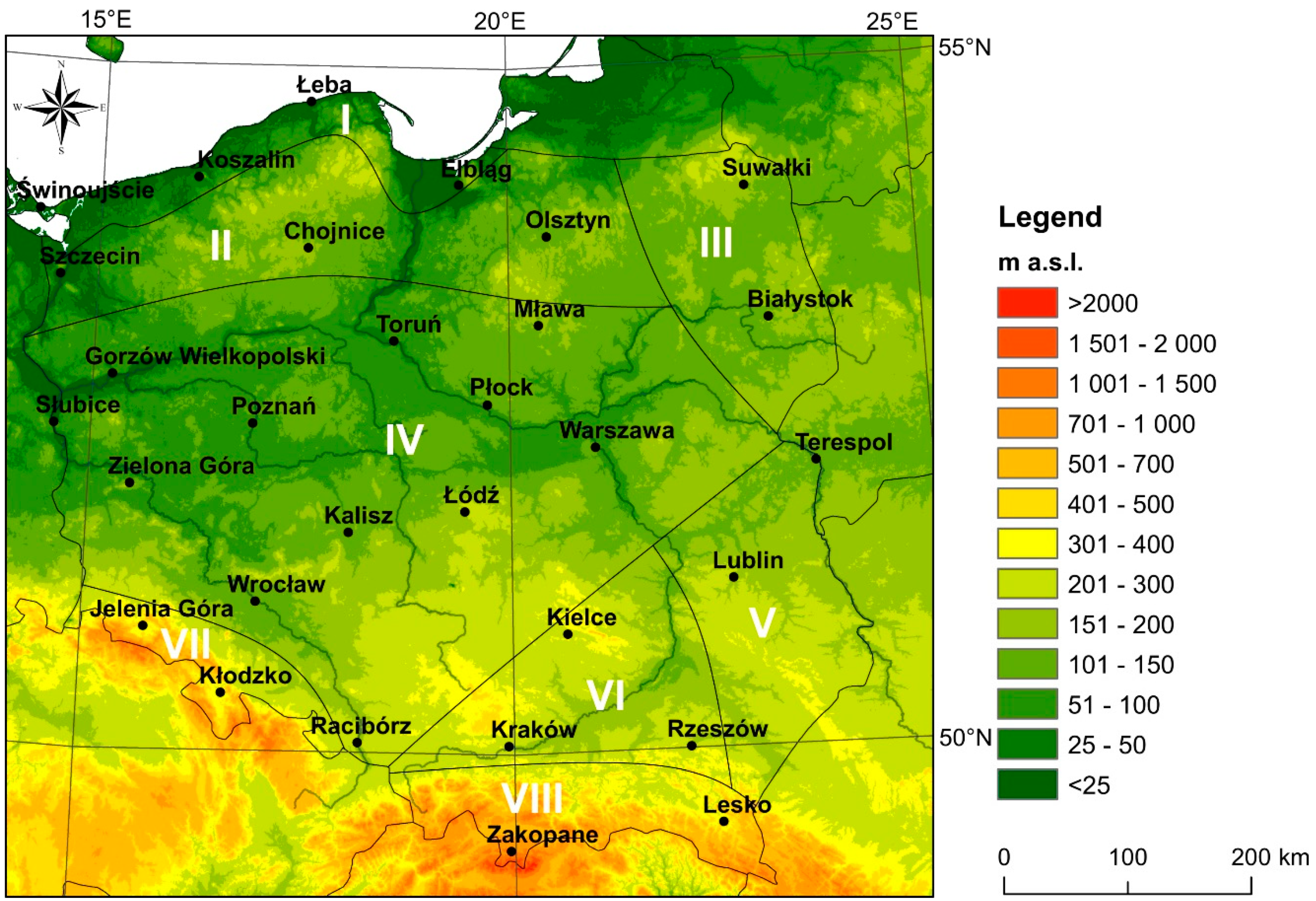 Atmosphere | Free Full-Text | Bioclimatic Conditions of June 2019 in Poland  on a Multi-Year Background (1966–2019)