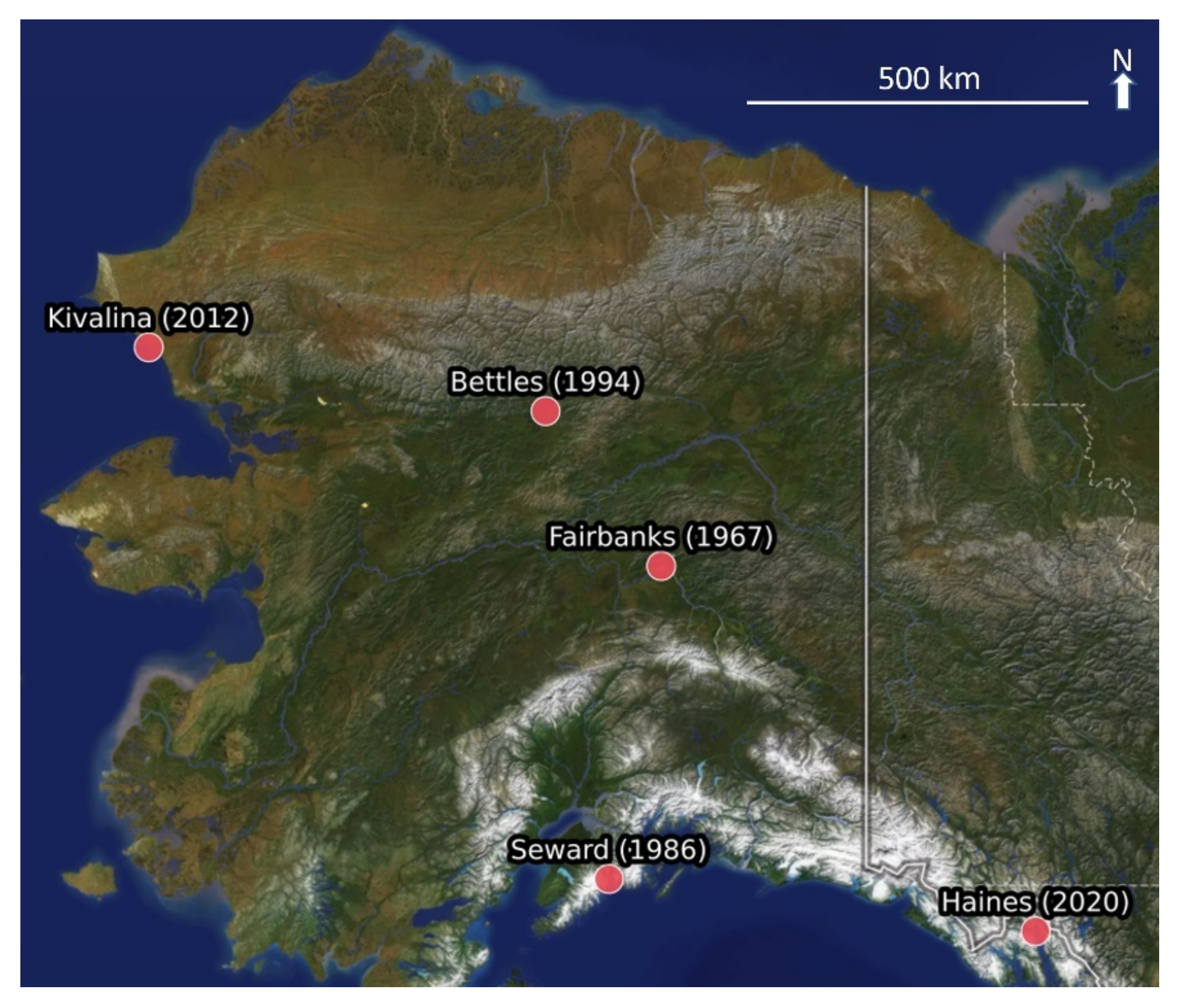 Alaska and the continental U.S. size comparison. - Alaska State Archives -  Alaska's Digital Archives