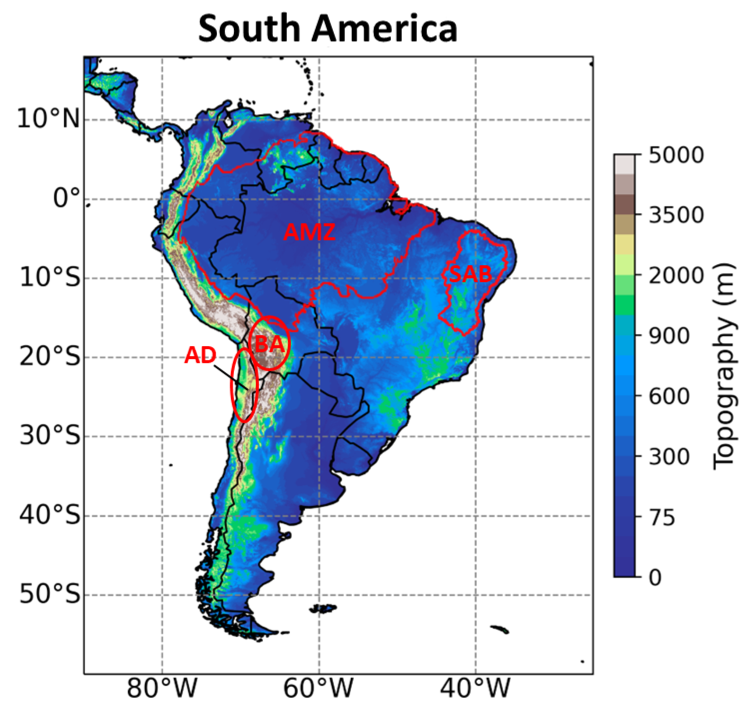 Atmosphere | Free Full-Text | A New Look into the South America  Precipitation Regimes: Observation and Forecast | HTML