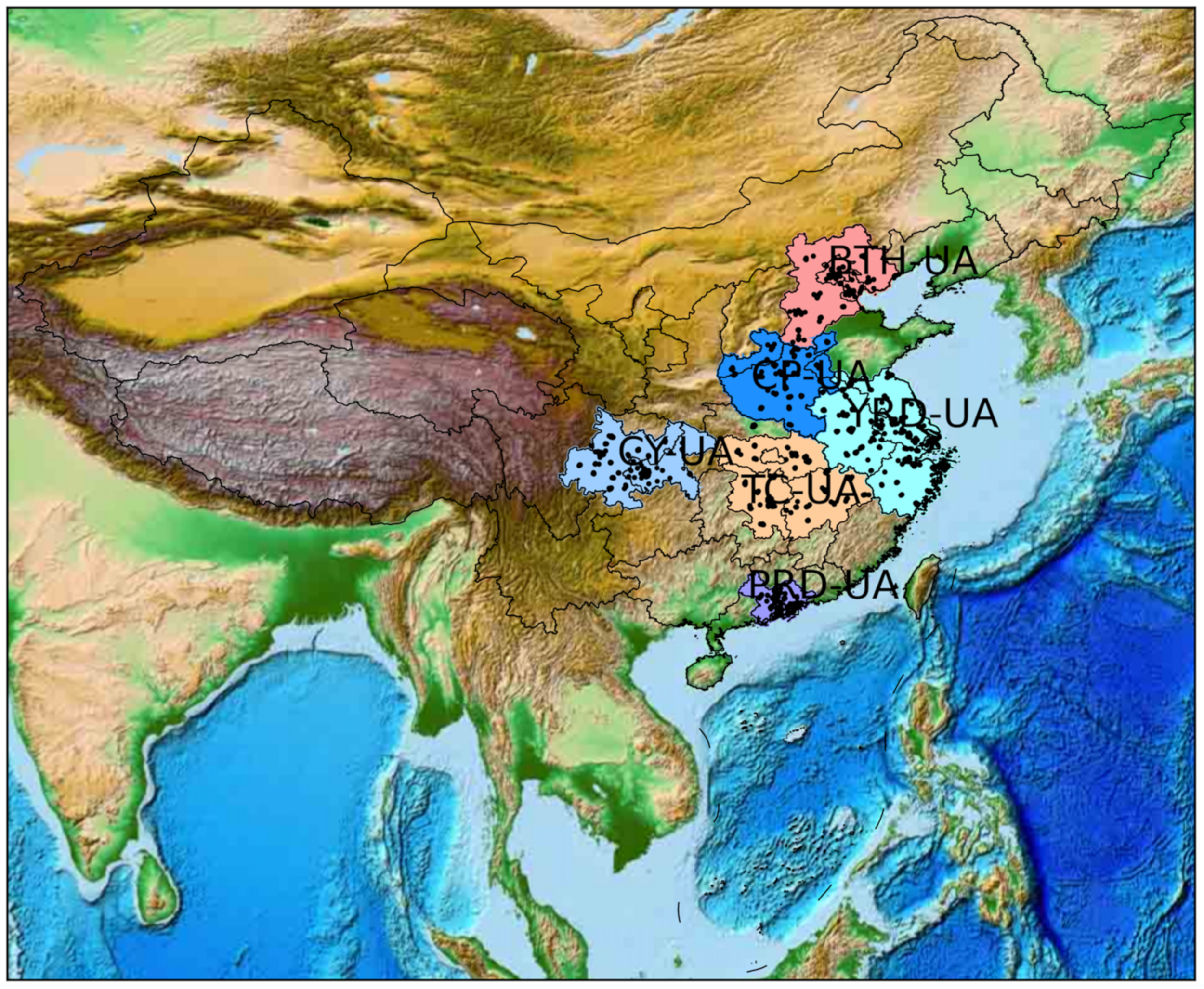 Atmosphere | Free Full-Text | PM2.5 Pollution in Six Major Chinese 