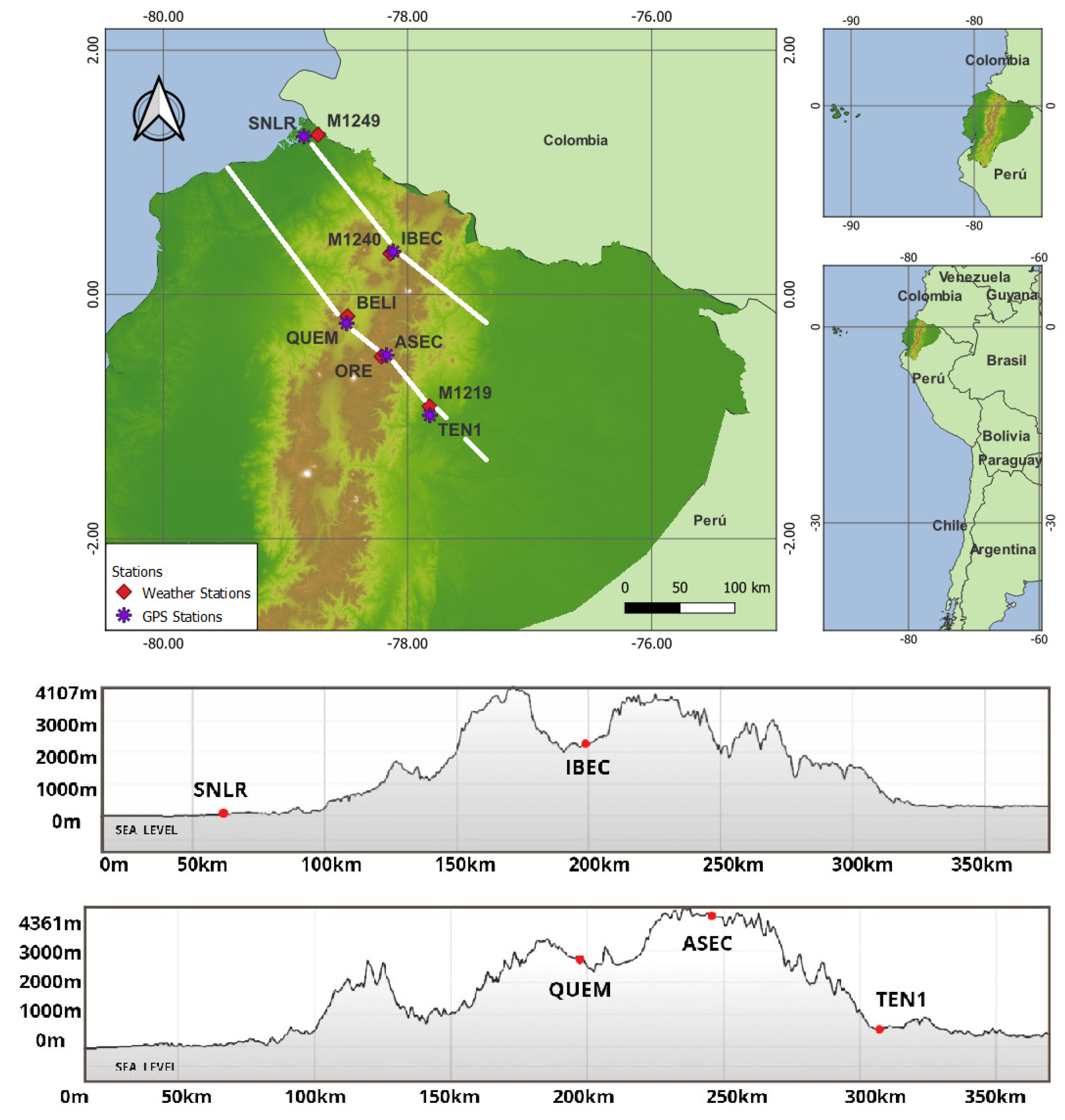 Atmosphere | Free Full-Text | Harmonic Analysis of the Relationship between  GNSS Precipitable Water Vapor and Heavy Rainfall over the Northwest  Equatorial Coast, Andes, and Amazon Regions