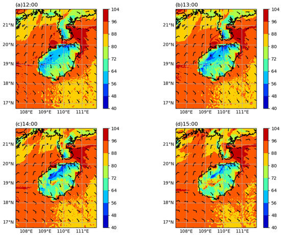 Atmosphere | Free Full-Text | Effects of Ocean-Land Thermal 