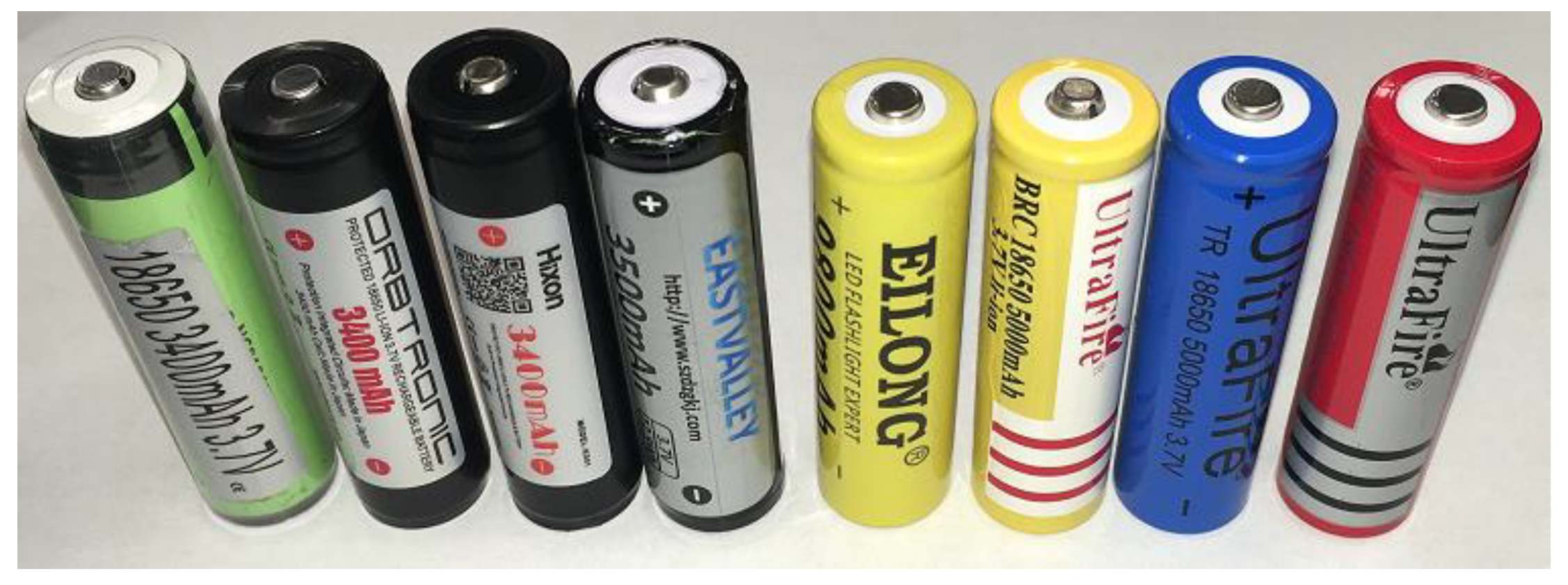 Batteries | Free Full-Text | Consumer-Based Evaluation of Commercially  Available Protected 18650 Cells