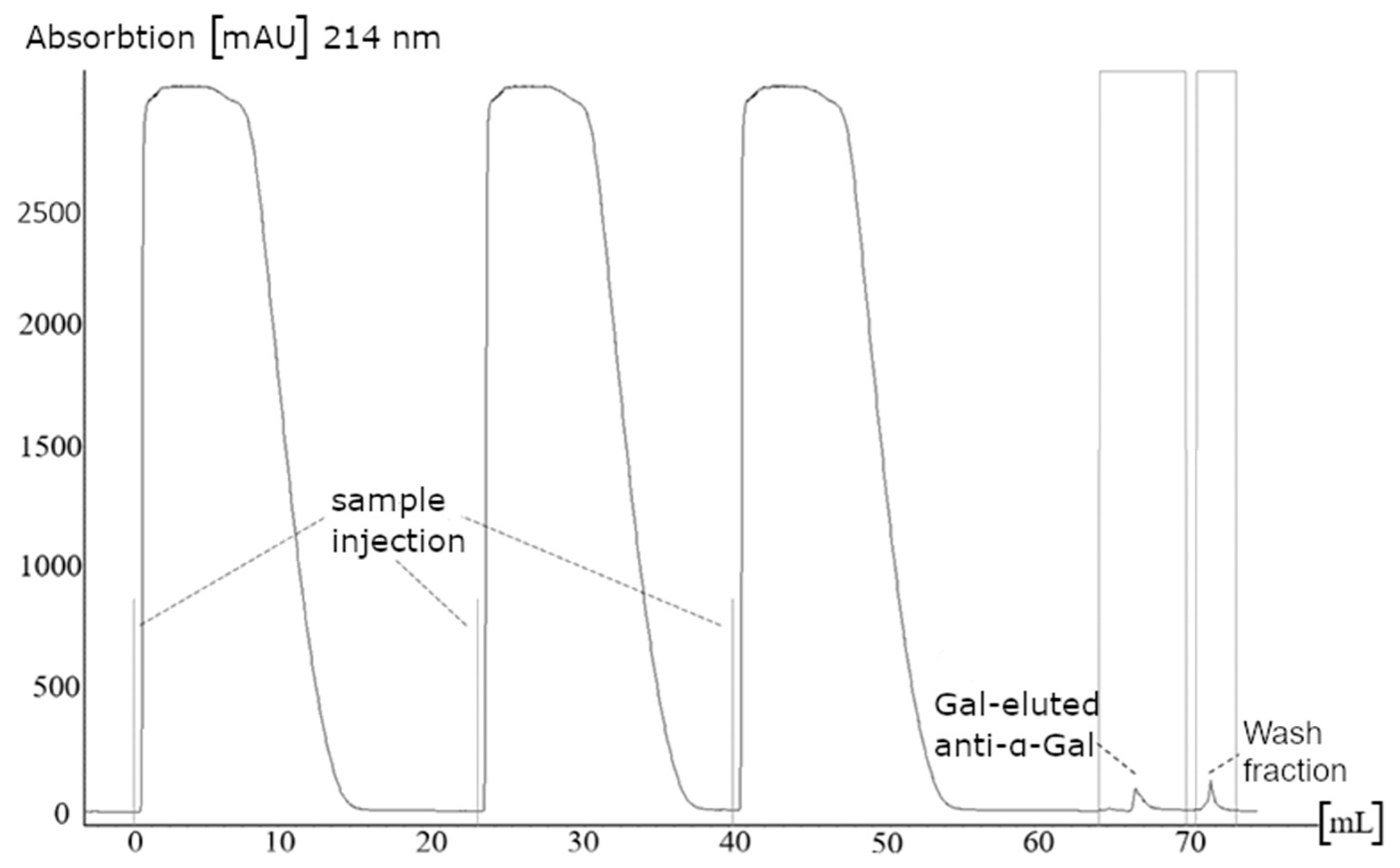 N-glycan profile of anti-α-Gal antibodies. PNGase F-released N-glycans