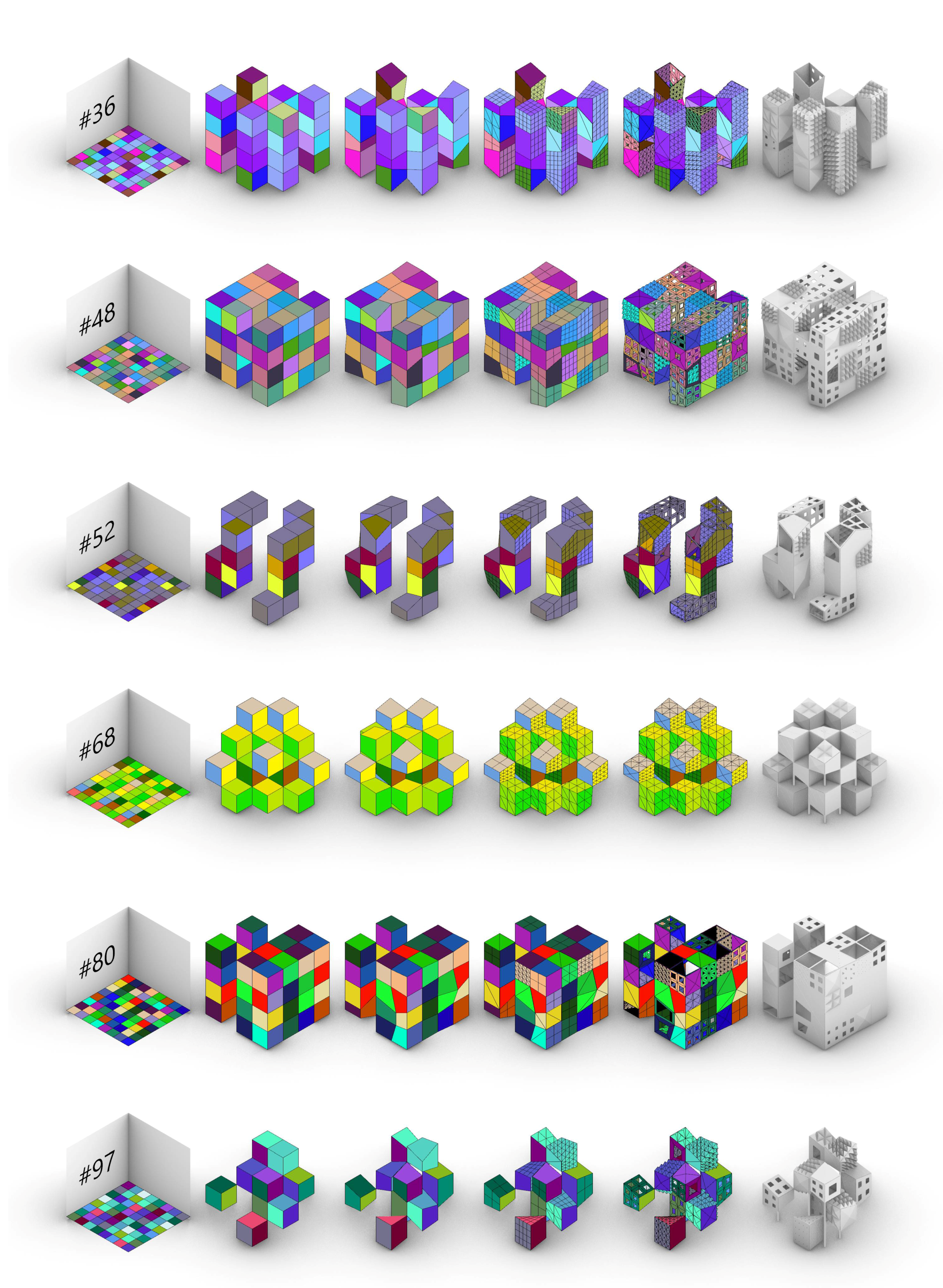Biomimetics | Free Full-Text | Evo-Devo Strategies for Generative  Architecture: Colour-Based Patterns in Polygon Meshes | HTML