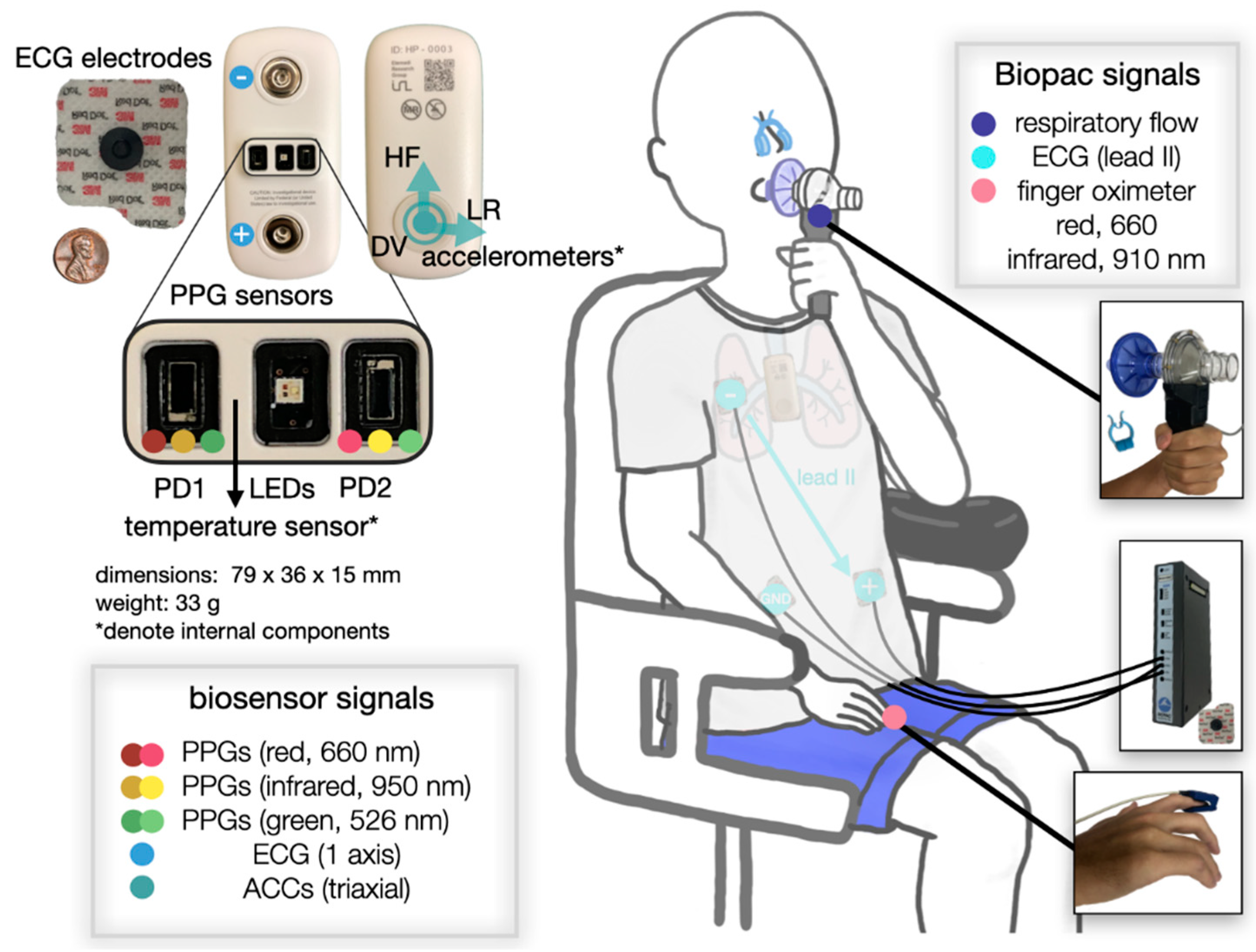 Biosensors | Free Full-Text | Enabling Continuous Wearable Reflectance Pulse  Oximetry at the Sternum