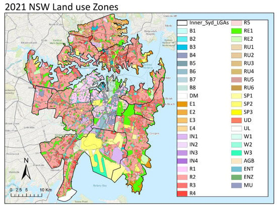 Nsw Land Use Map Buildings | Free Full-Text | Lockout, Lockdown And Land Use: Exploring The  Spatio-Temporal Evolution Patterns Of Licensed Venues In Sydney, Australia  Between 2012 And 2021 In The Context Of Nsw Public Policy | Html