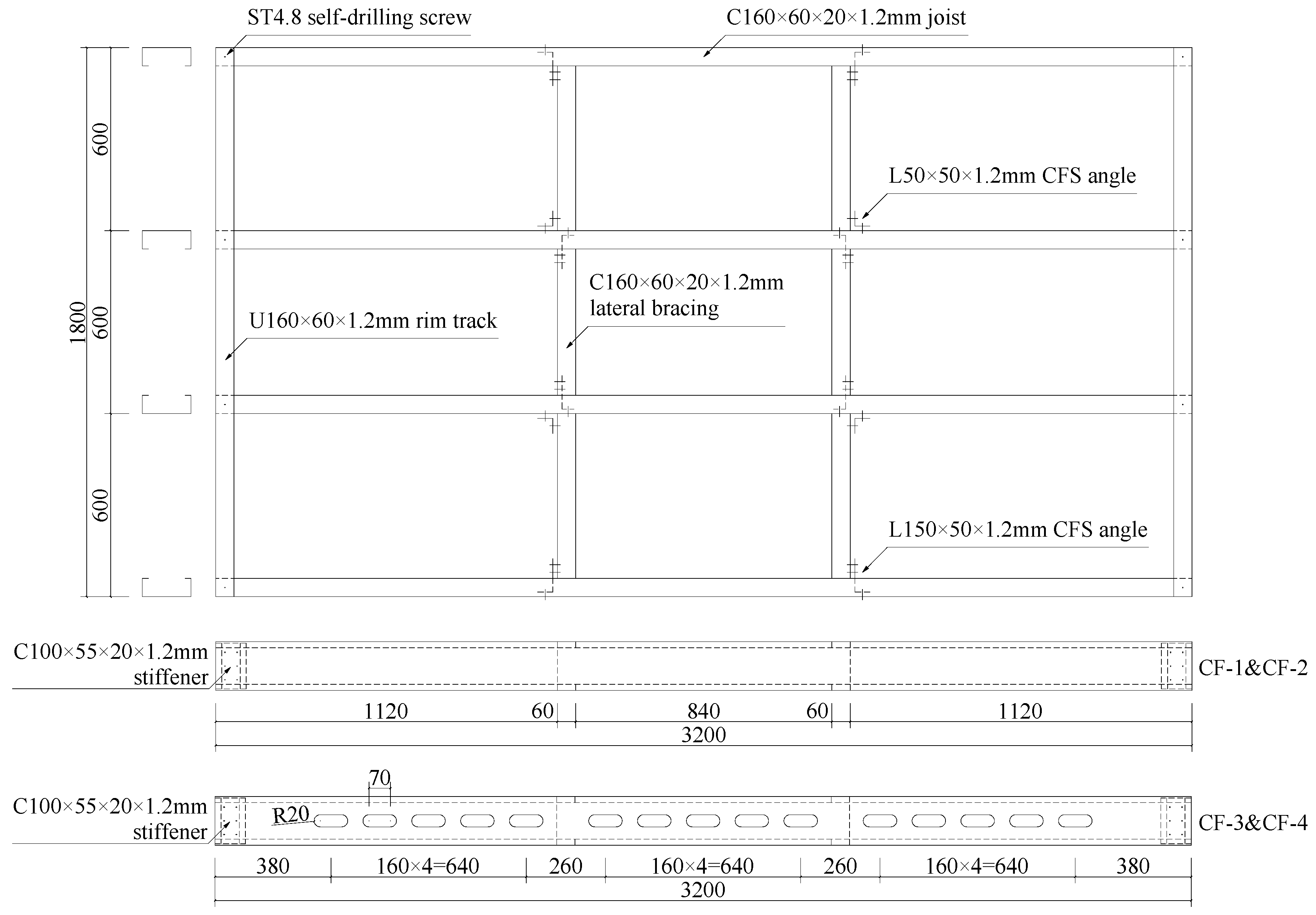 Nonlinear analysis of a bamboo plywood-steel composite I-section