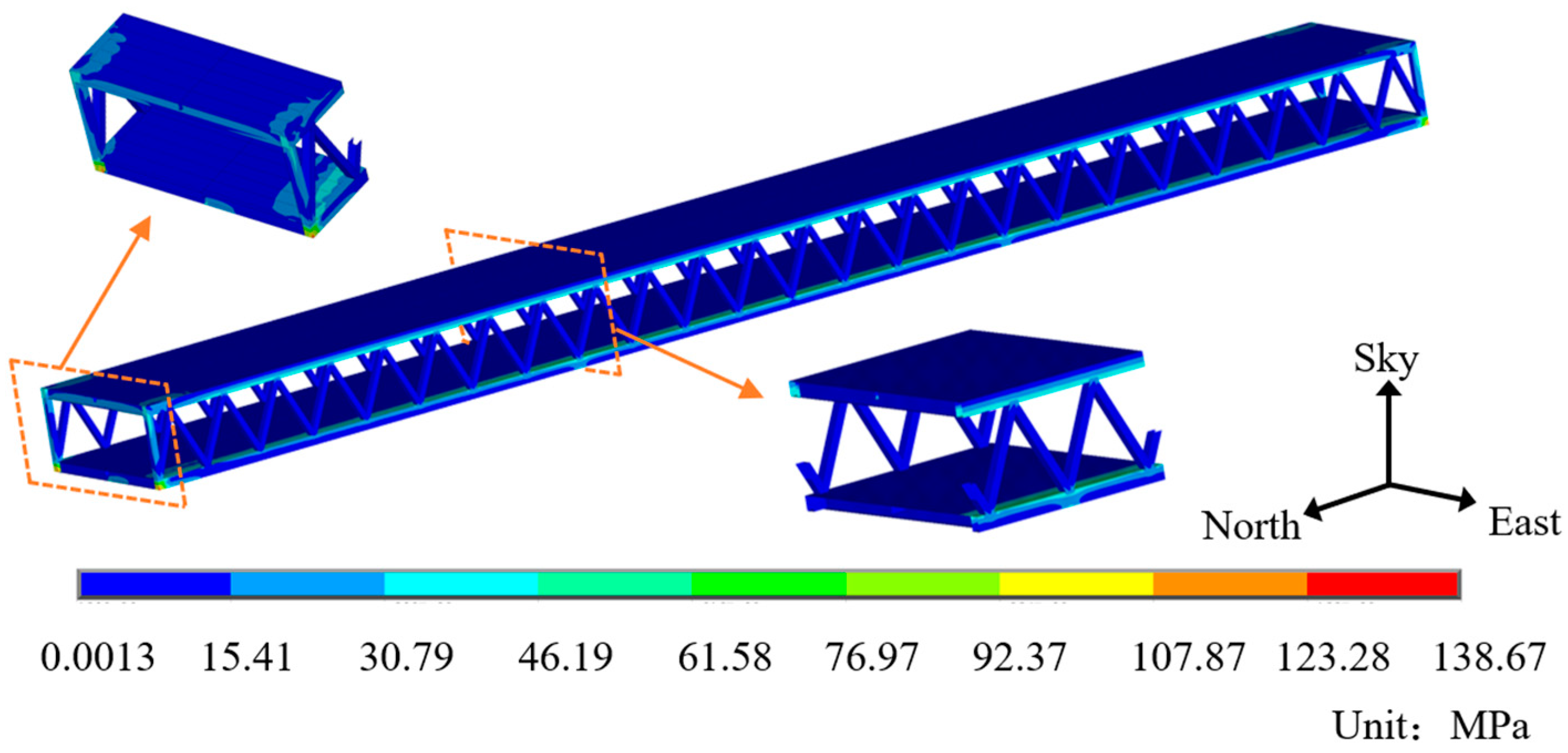 Special Bridges with Double Layered Truss Girders