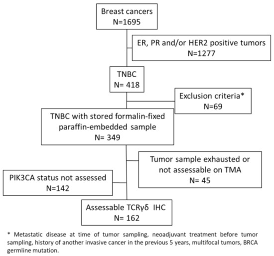 Cancers | Free Full-Text | Clinicopathological Correlates of γδ T Cell  Infiltration in Triple-Negative Breast Cancer | HTML