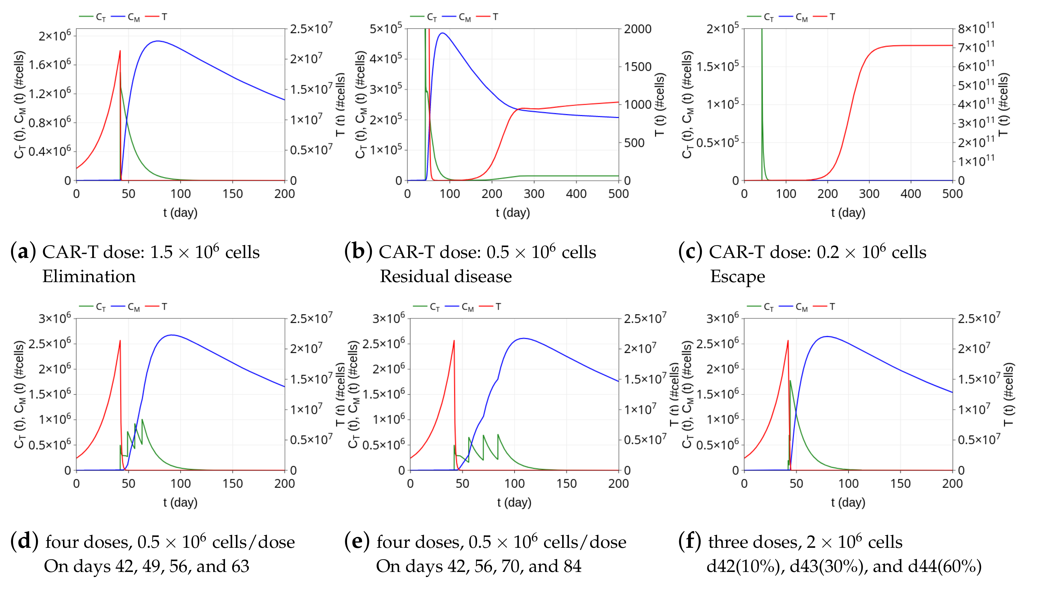 Cancers Free Full Text Cartmath A Mathematical Model Of Car T Immunotherapy In Preclinical Studies Of Hematological Cancers Html