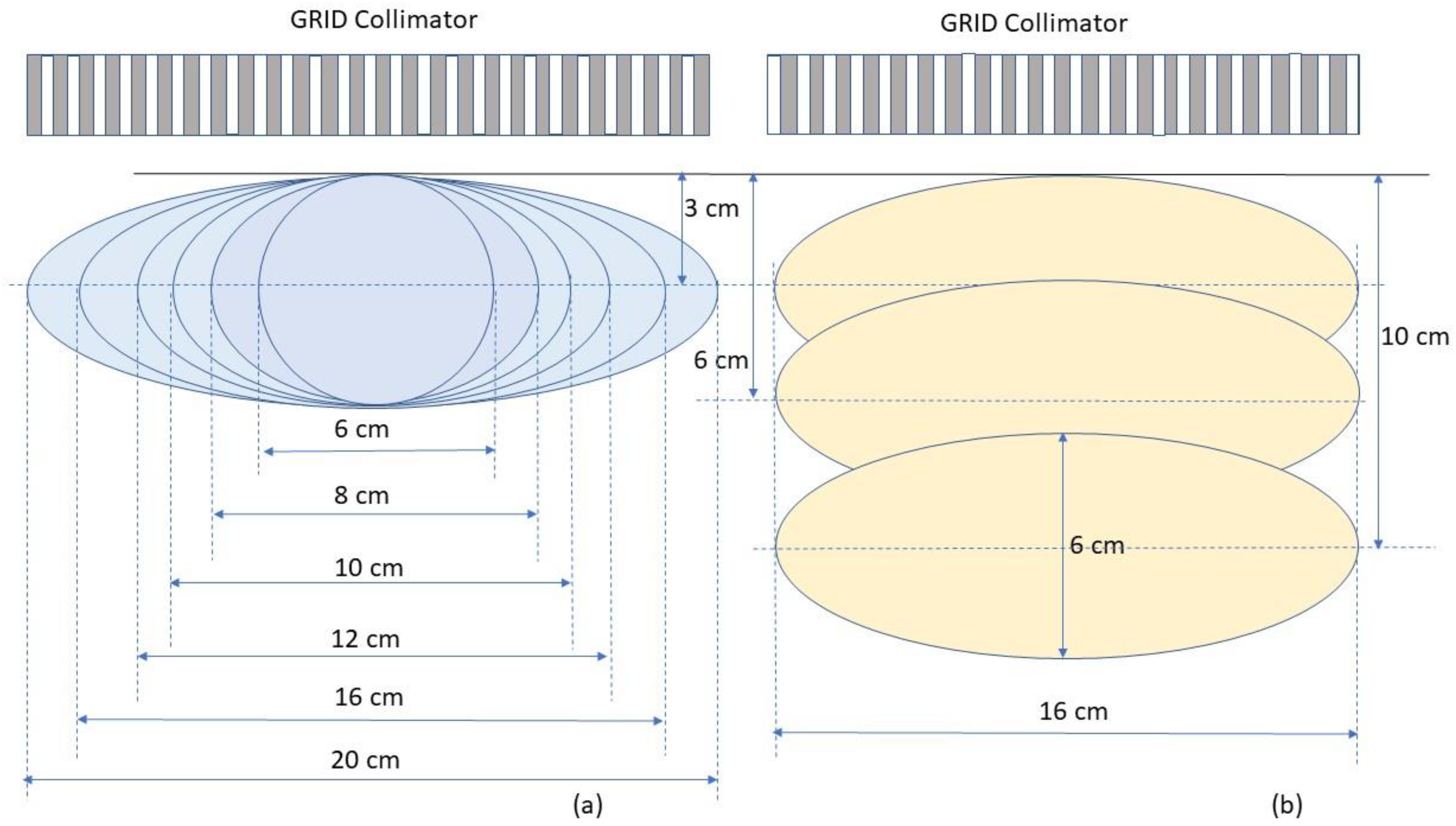 Bust model of DOSI measurement. Example of DOSI measurement grid